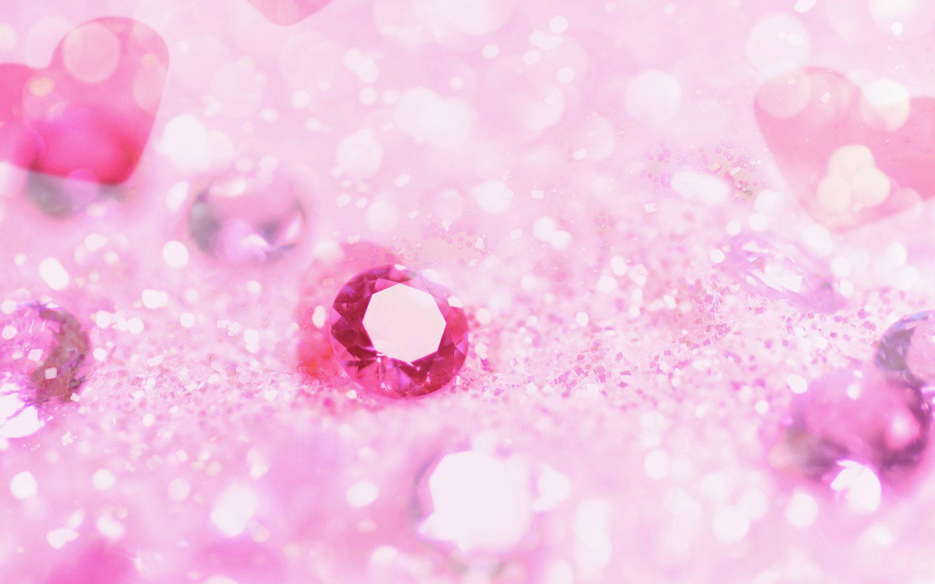 Pink Diamonds Background HD Wallpaper. Others Wallpaper