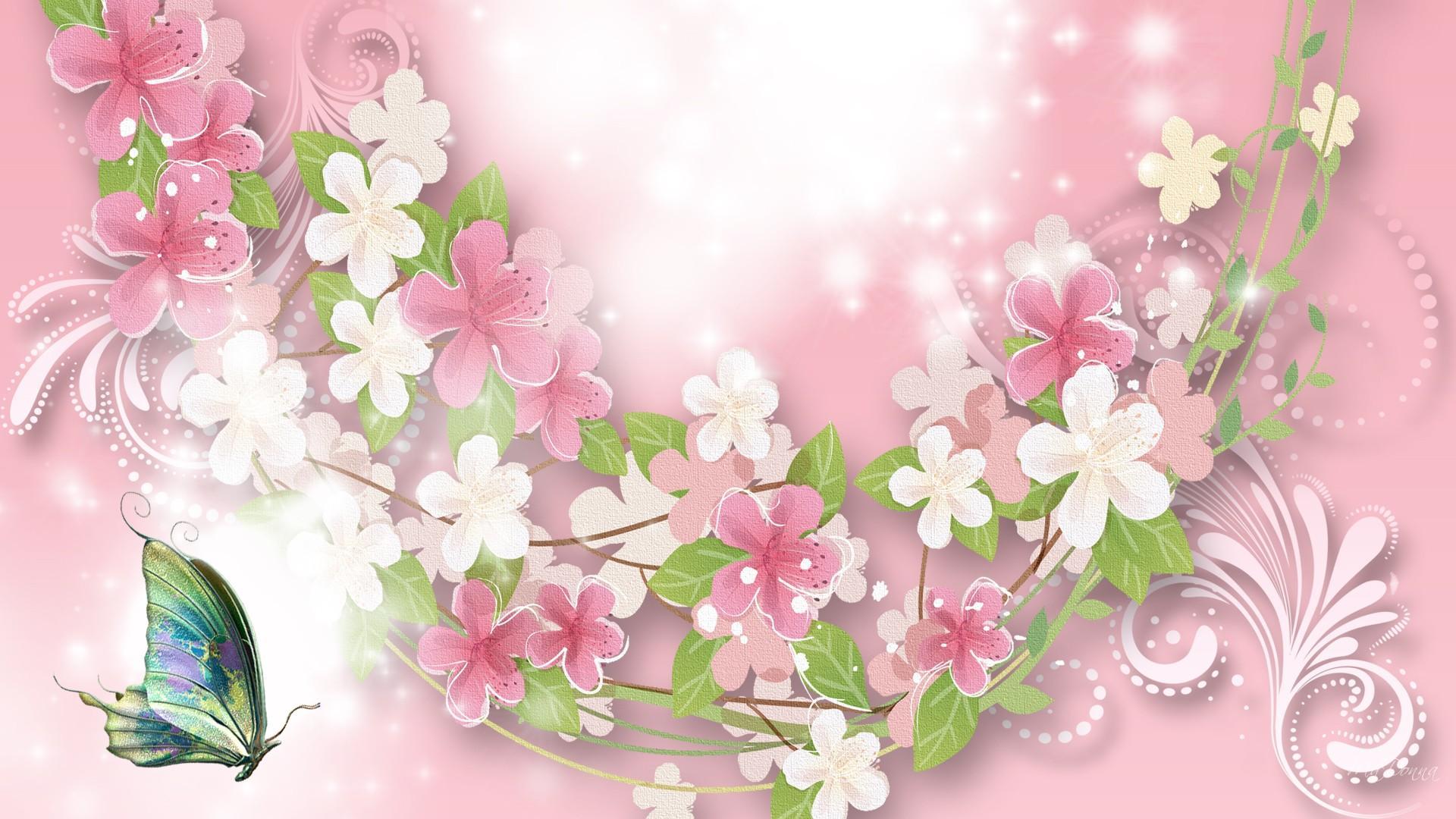 Feminine Pinks wallpaper