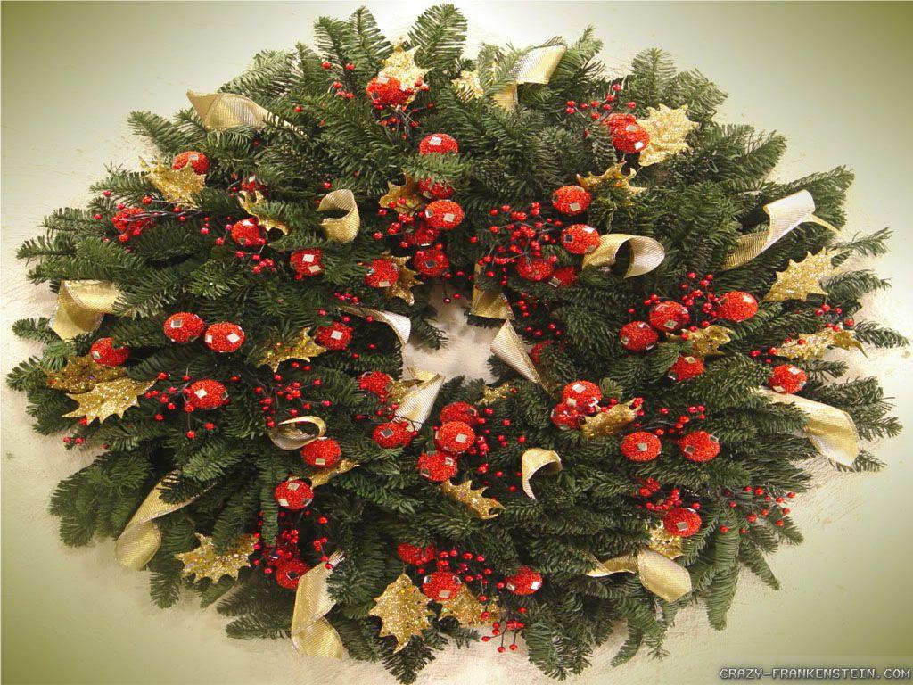 Christmas Wreath Wallpapers - Wallpaper Cave