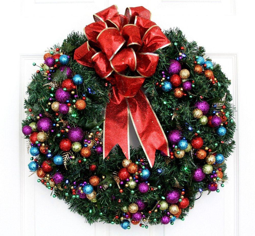 Christmas Wreath Wallpapers Wallpaper Cave