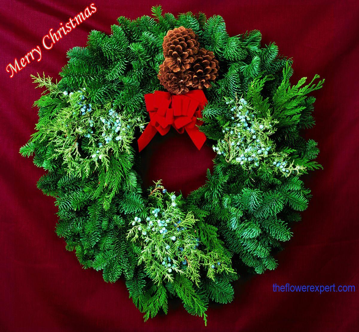 Christmas Wreath Wallpapers Wallpaper Cave 