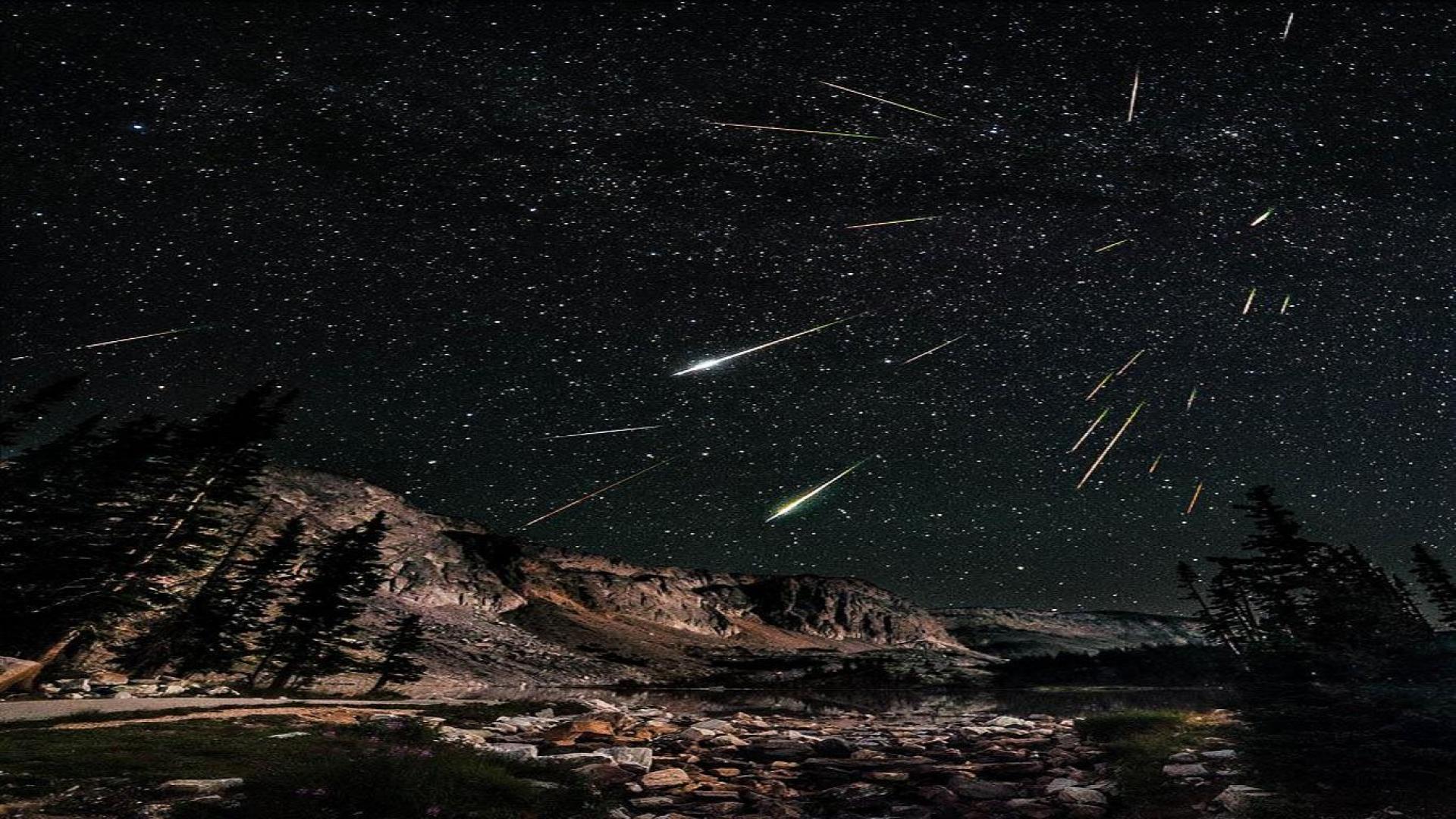 Meteor Shower HD 4k Wallpaper