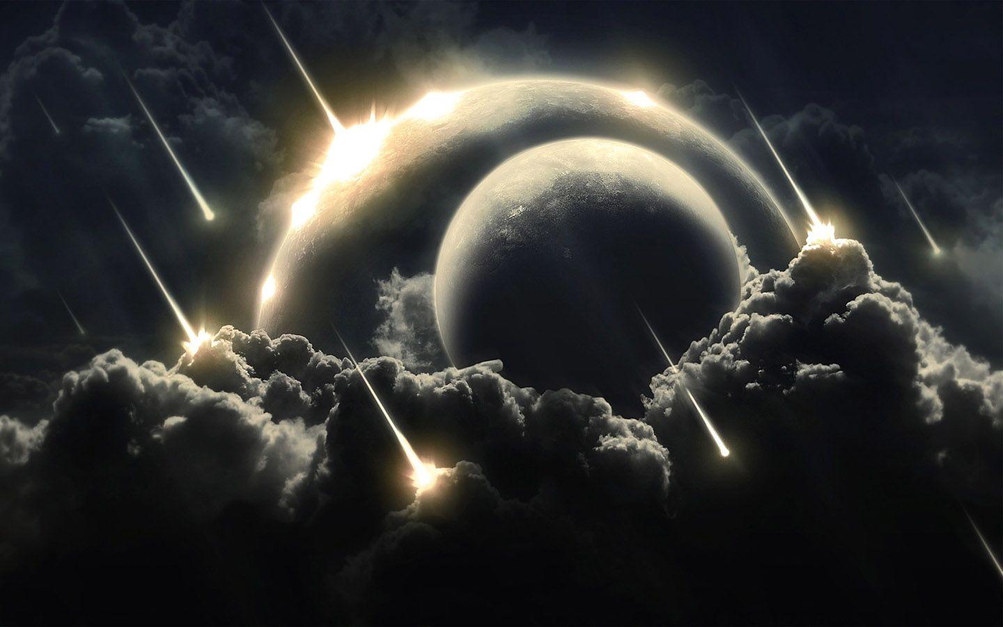 Meteor Shower Wallpaper