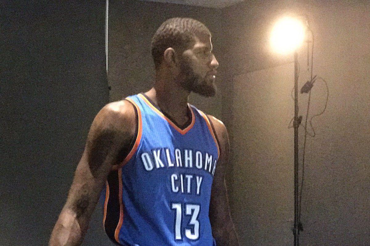 Thunder let Paul George take James Harden's old number 2 years