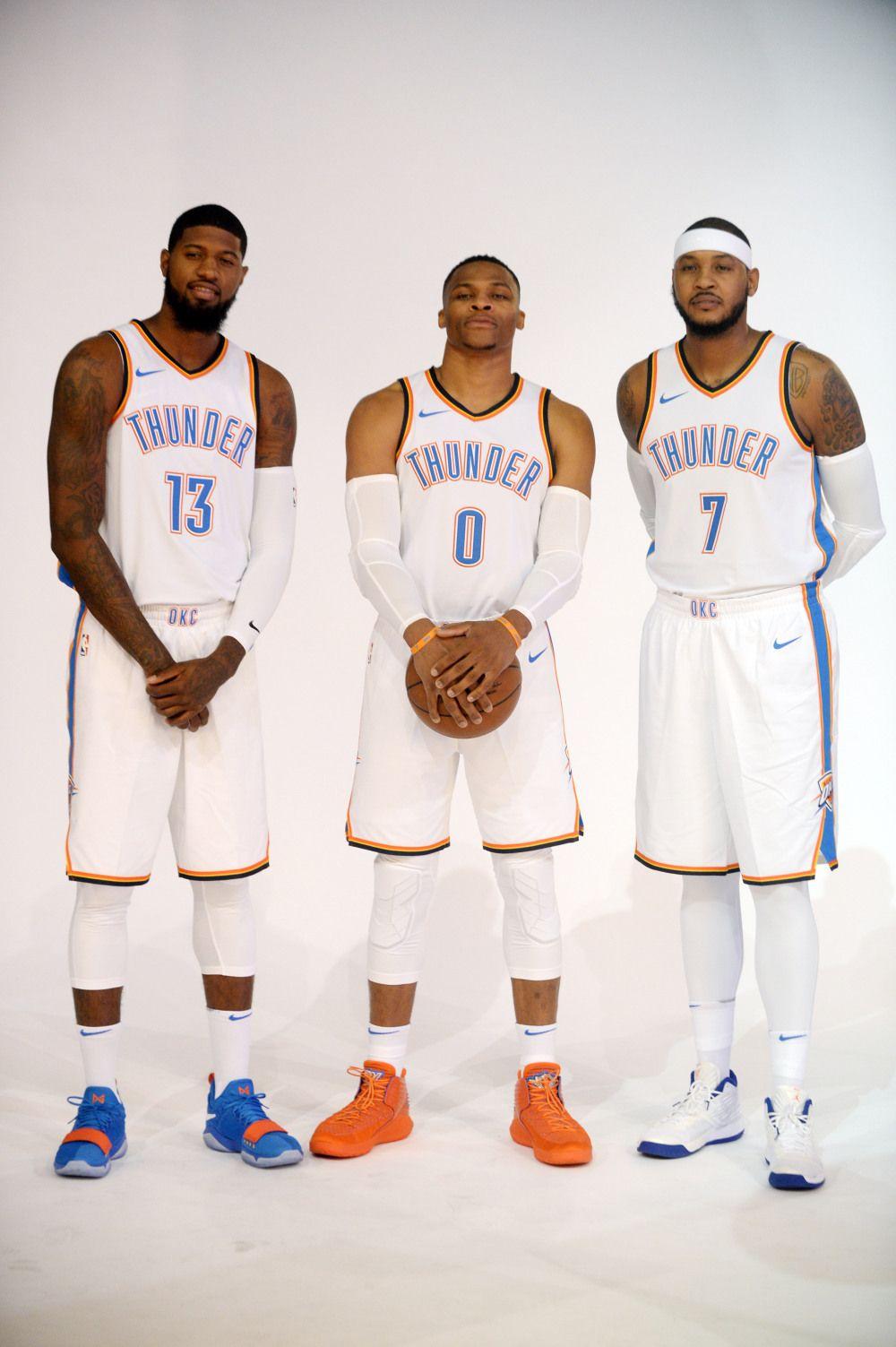 Carmelo, Russell Westbrook and Paul George already have their own