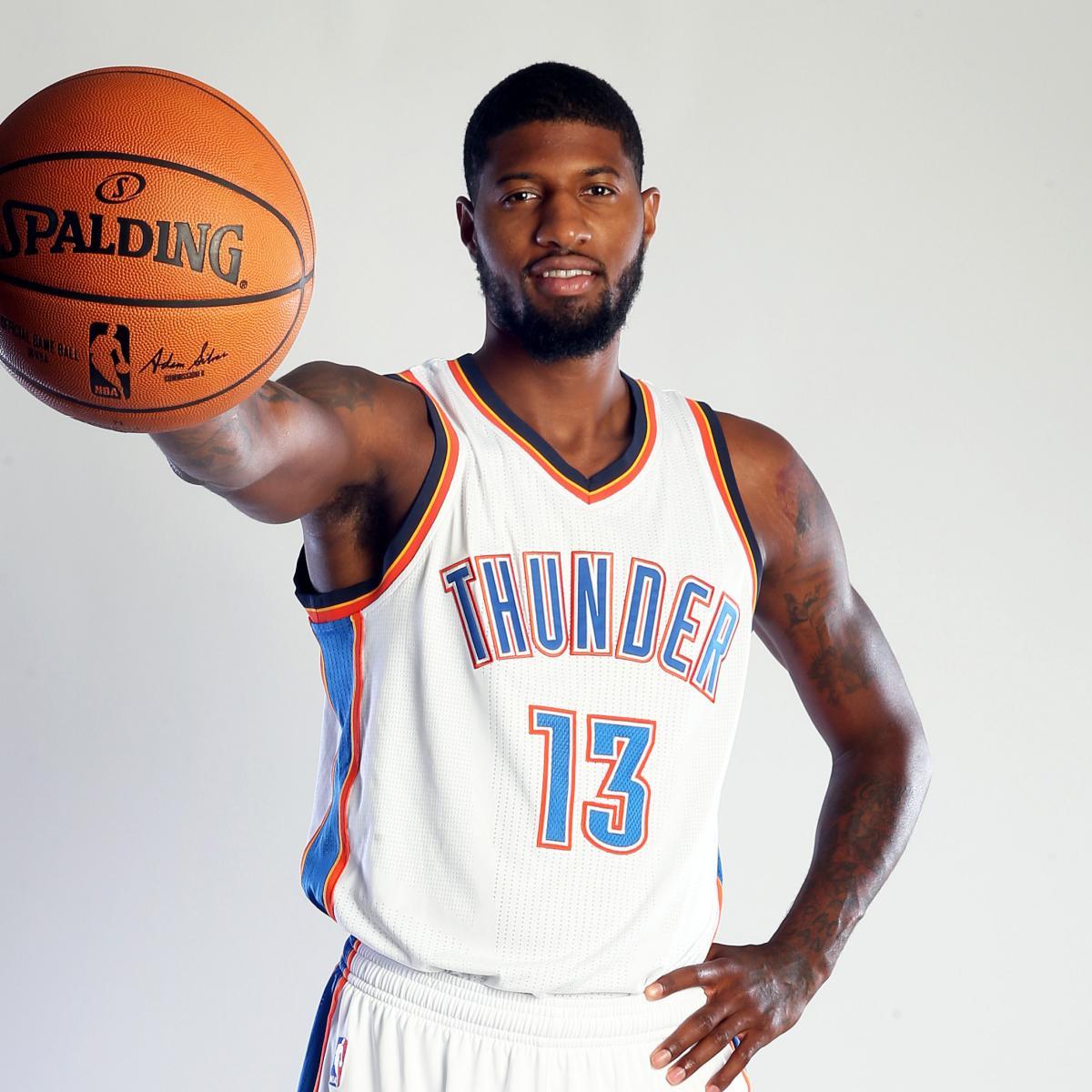 OKC Lets Paul George Wear James Harden's Old No. 13 After Denying