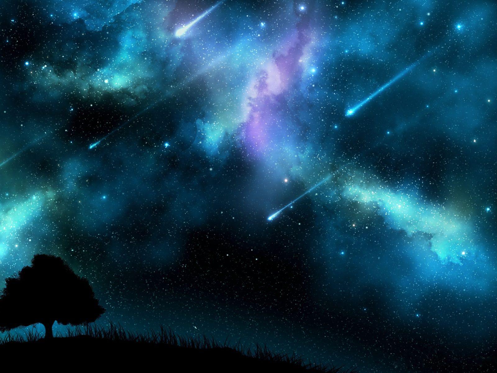 Meteor Shower HD 4k Wallpaper