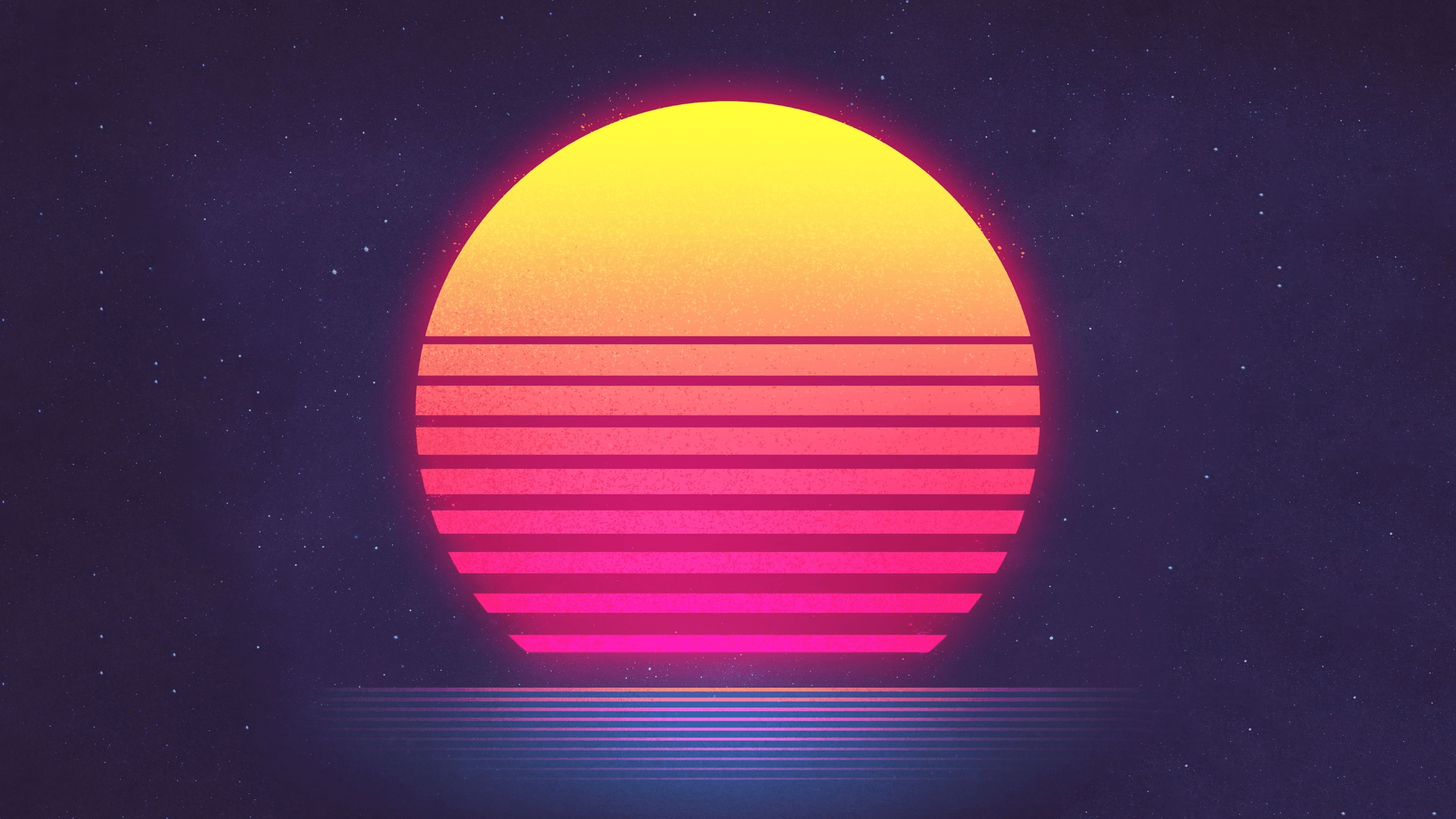 Retro Wave Full HD Wallpaper and Backgroundx1440