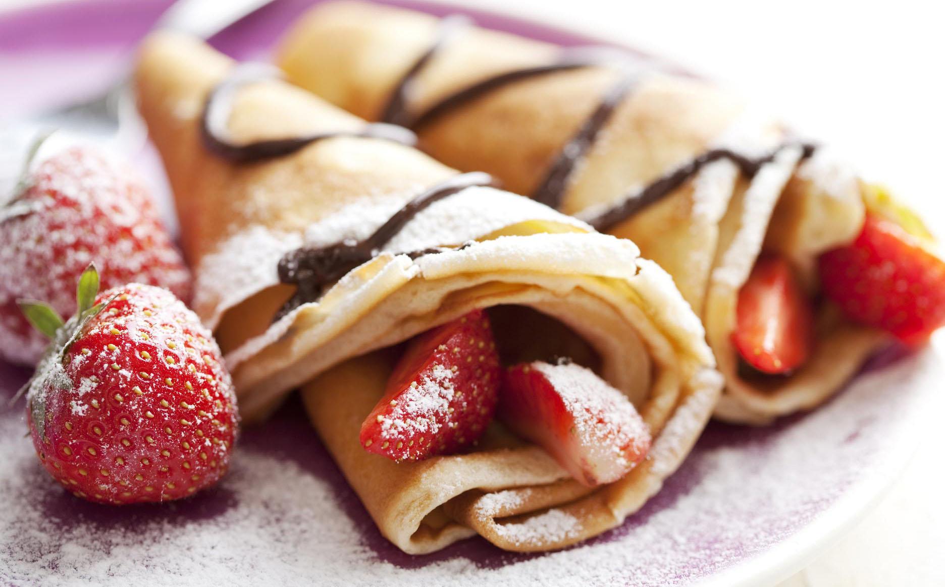 Strawberry Pancakes Wallpaperx1164