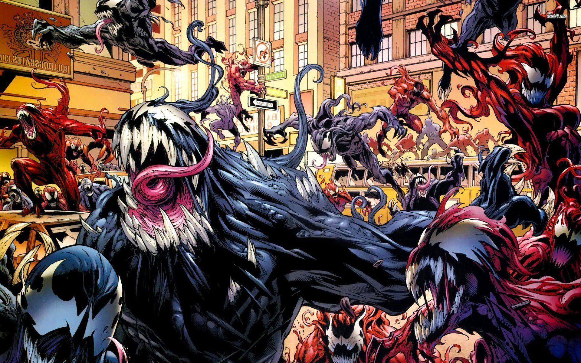 Venom And The Symbiotes Spider Man