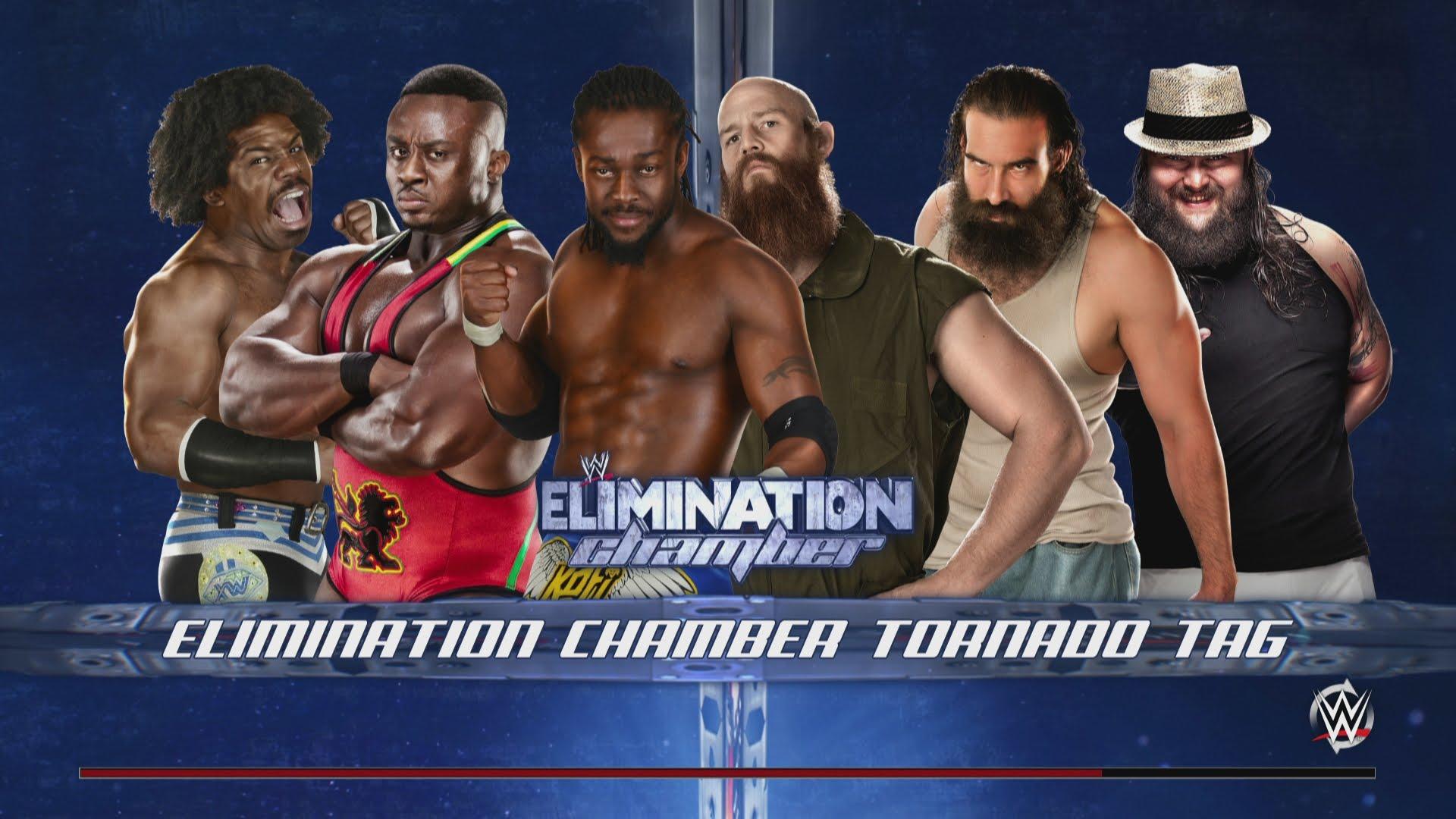 WWE 2K15 New Day vs. The Wyatt Family in the Elimination