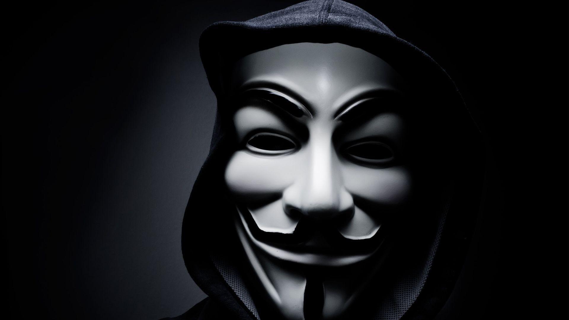 Anonymous Mask HD Wallpaper for Hacker Symbol. HD Wallpaper