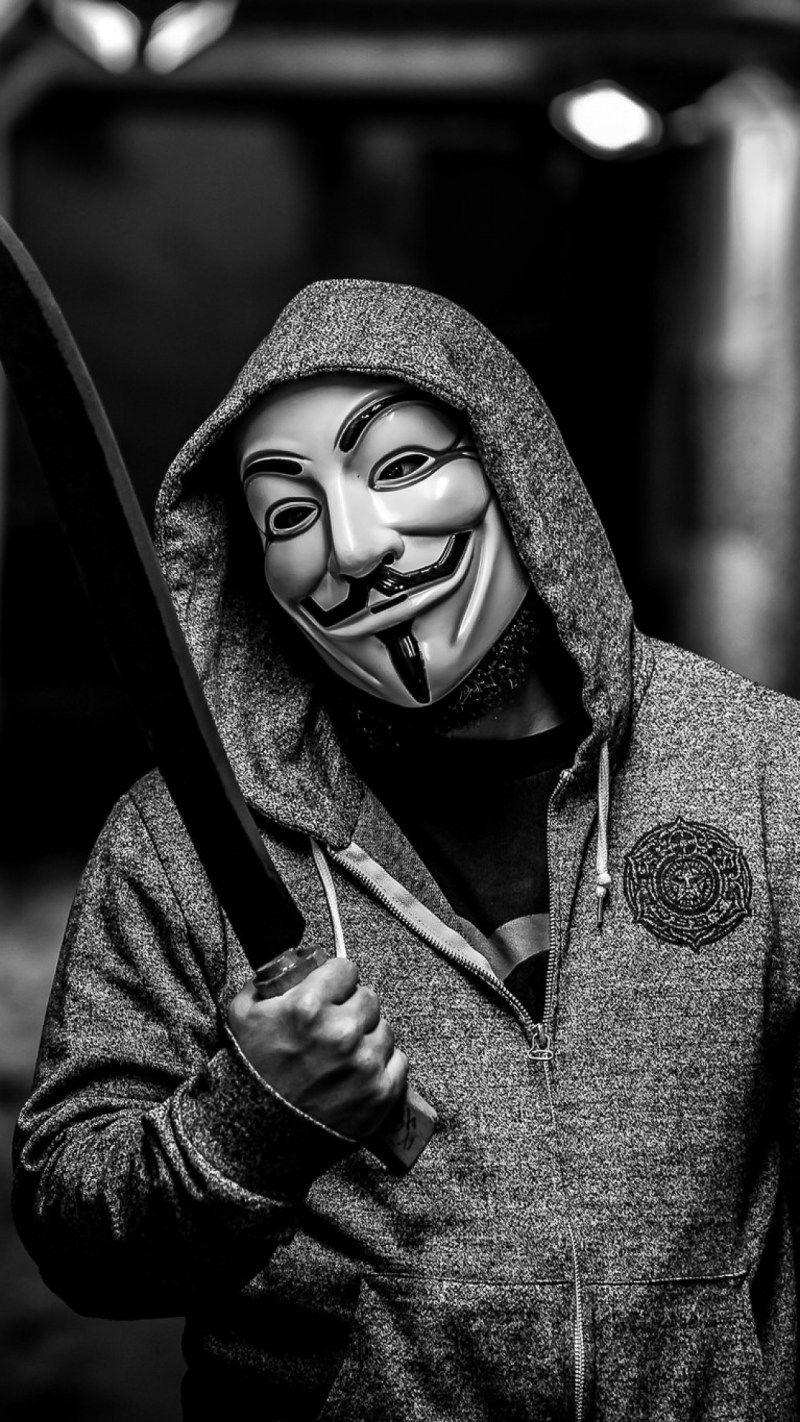 Hacker Mask Wallpapers - Wallpaper Cave - 800 x 1422 jpeg 212kB