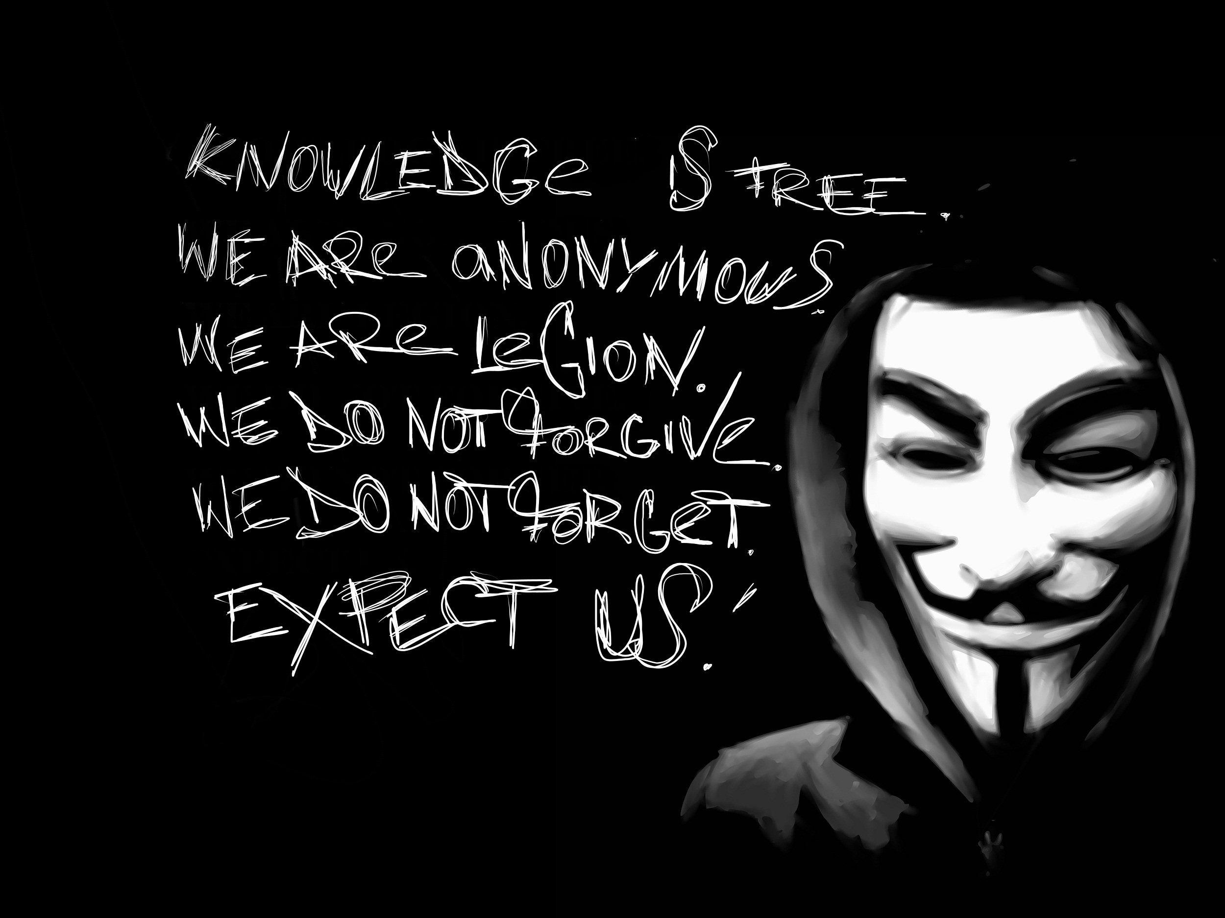 Anonymous Mask Sadic Dark Anarchy Hacker Hacking Vendetta