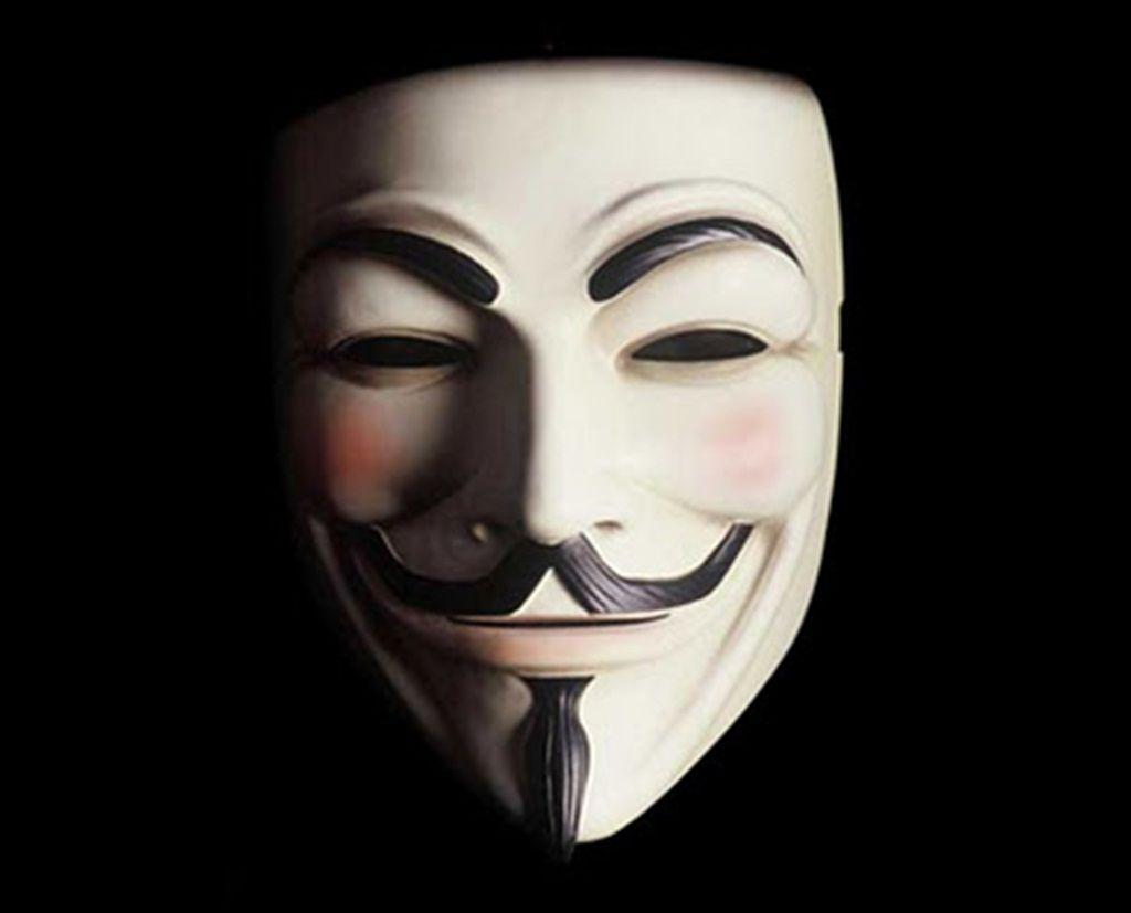 Anonymous Face Mask Wallpaper