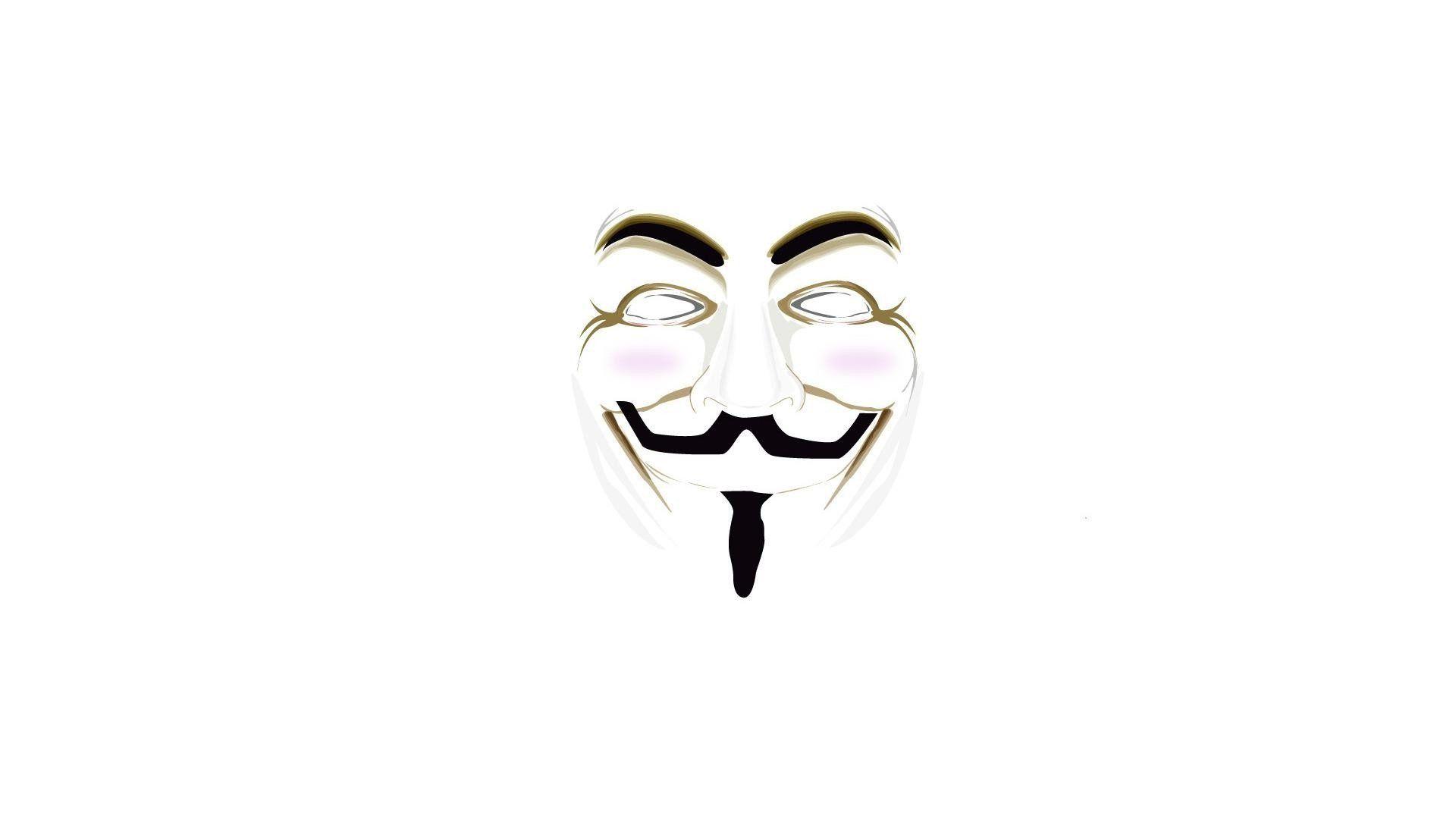 HD wallpaper: Hackers Organisation, vendetta folk mask and hat