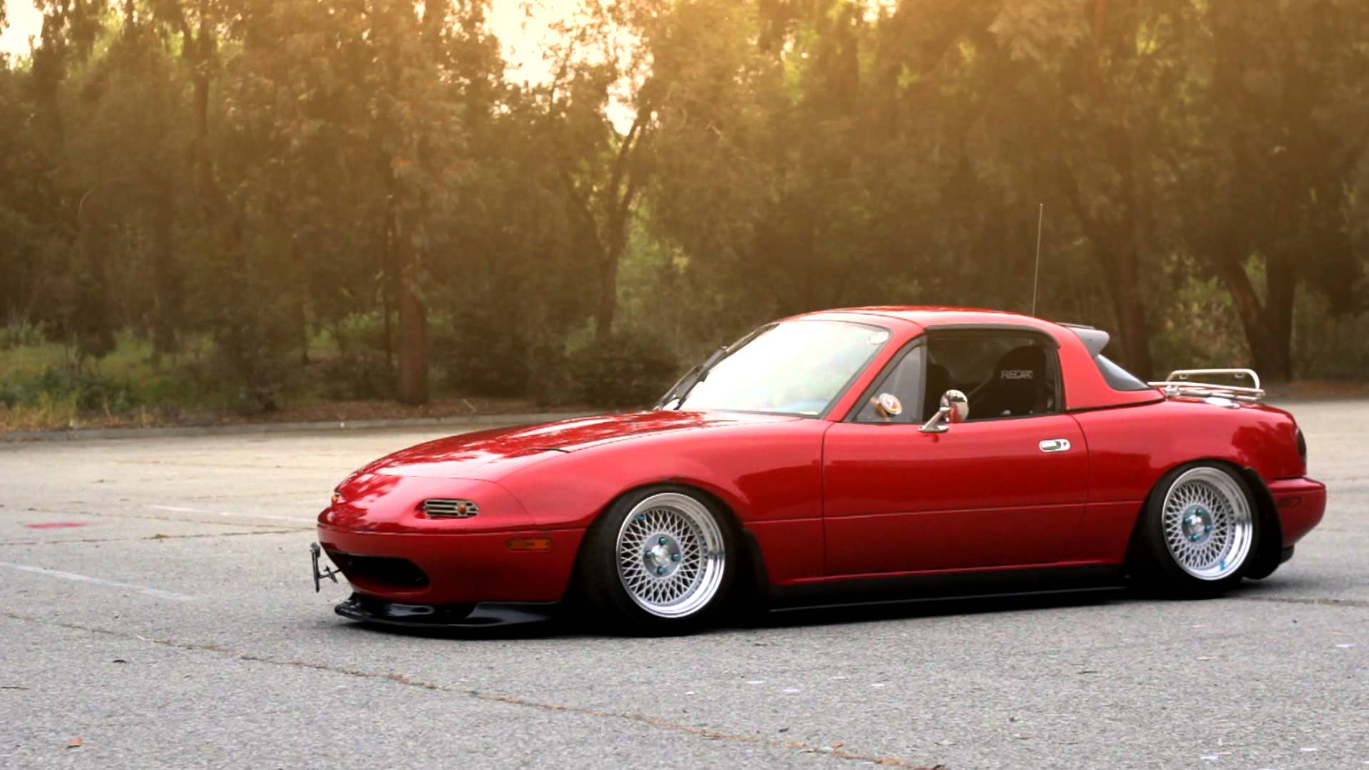 Stanced Miata Wallpaper