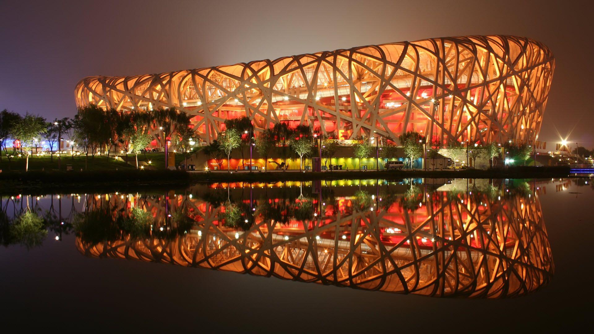 Bird's Nest Stadium Beijing China Wallpaper