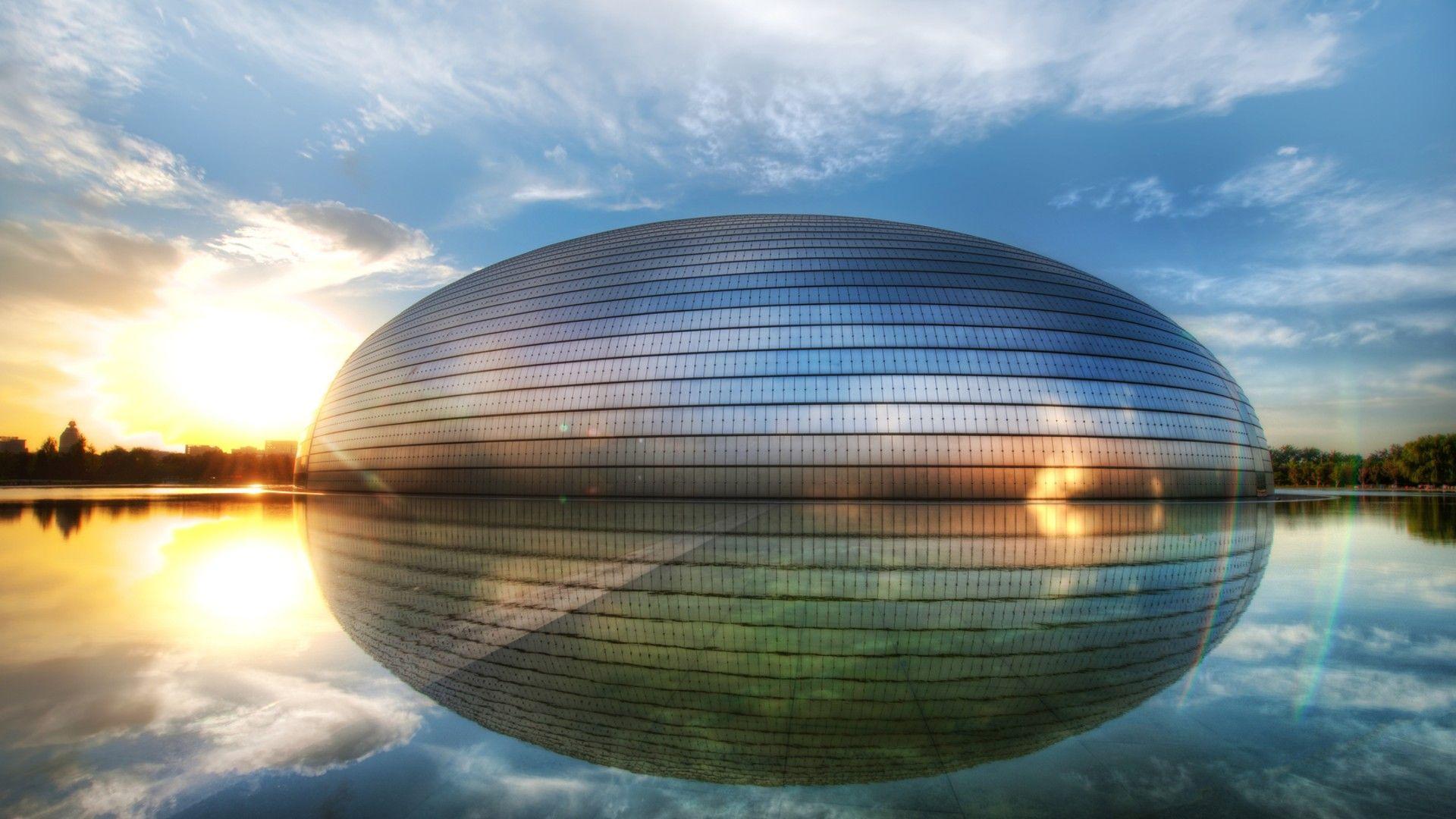 Modern: Amazing National Center Arts Beijing China Peking