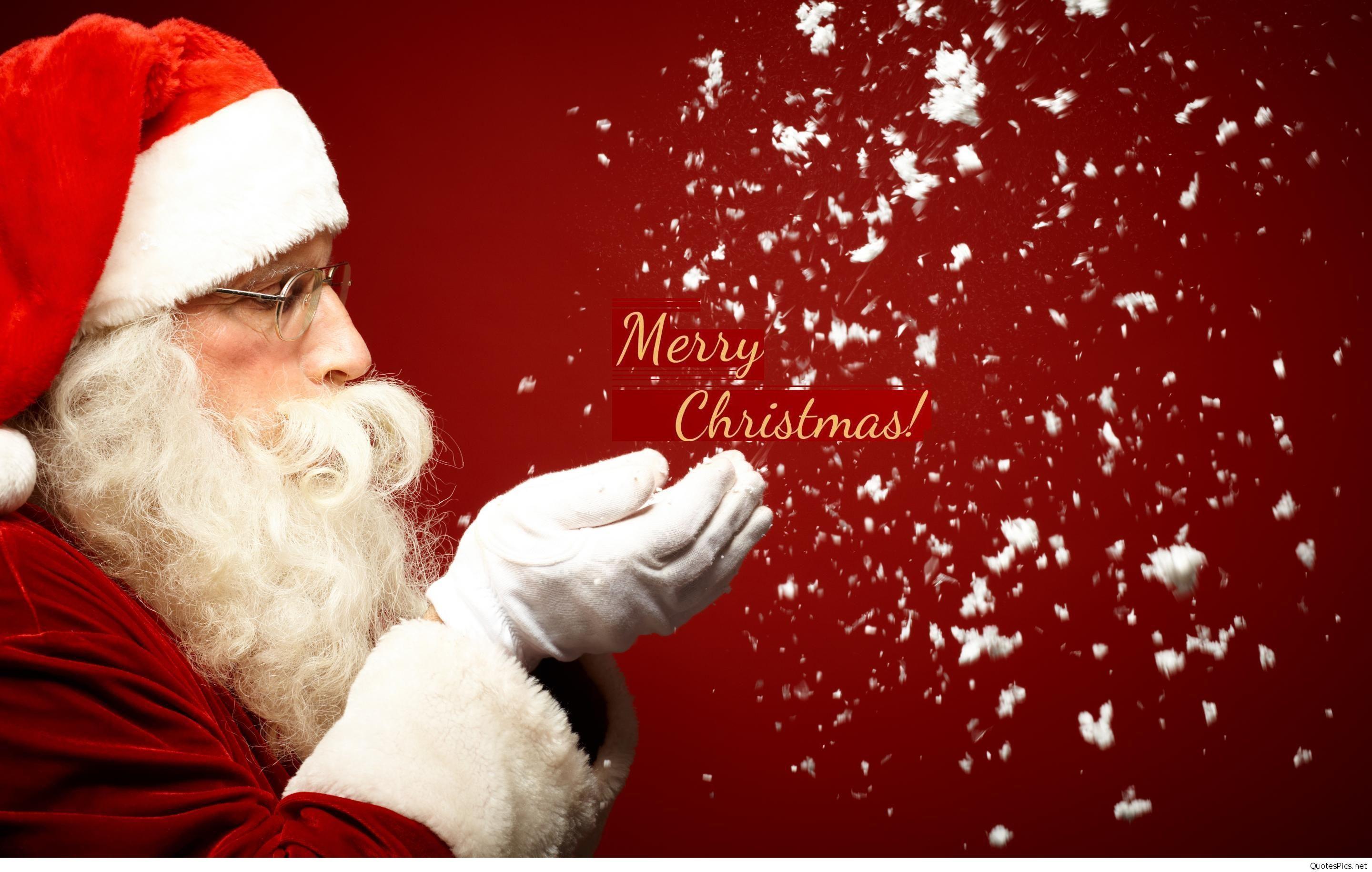 Merry Christmas Santa Claus Wallpapers, greetings cards 2016