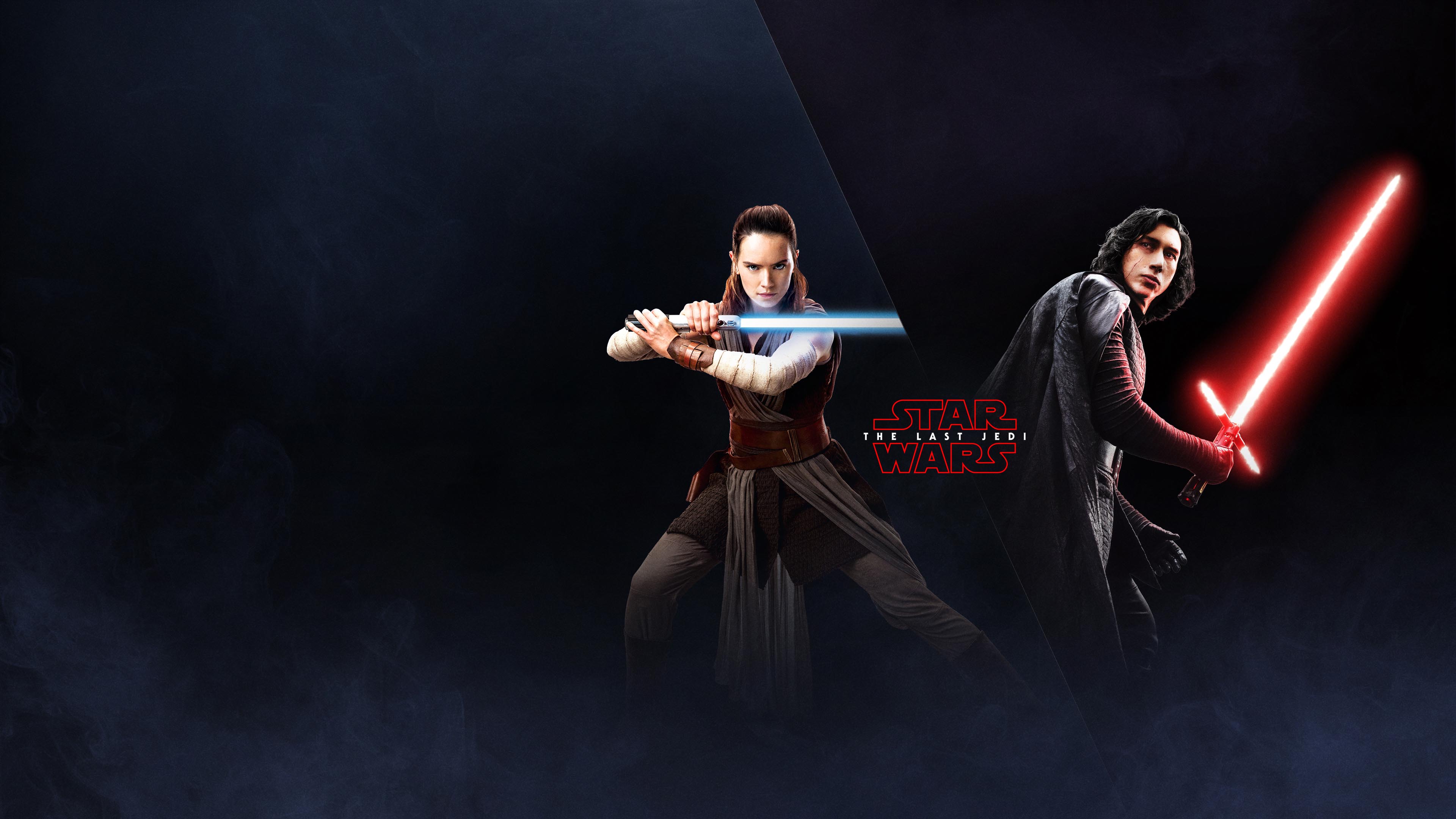 Rey (Daisy Ridley) and Kylo Ren (Adam Driver) Wars
