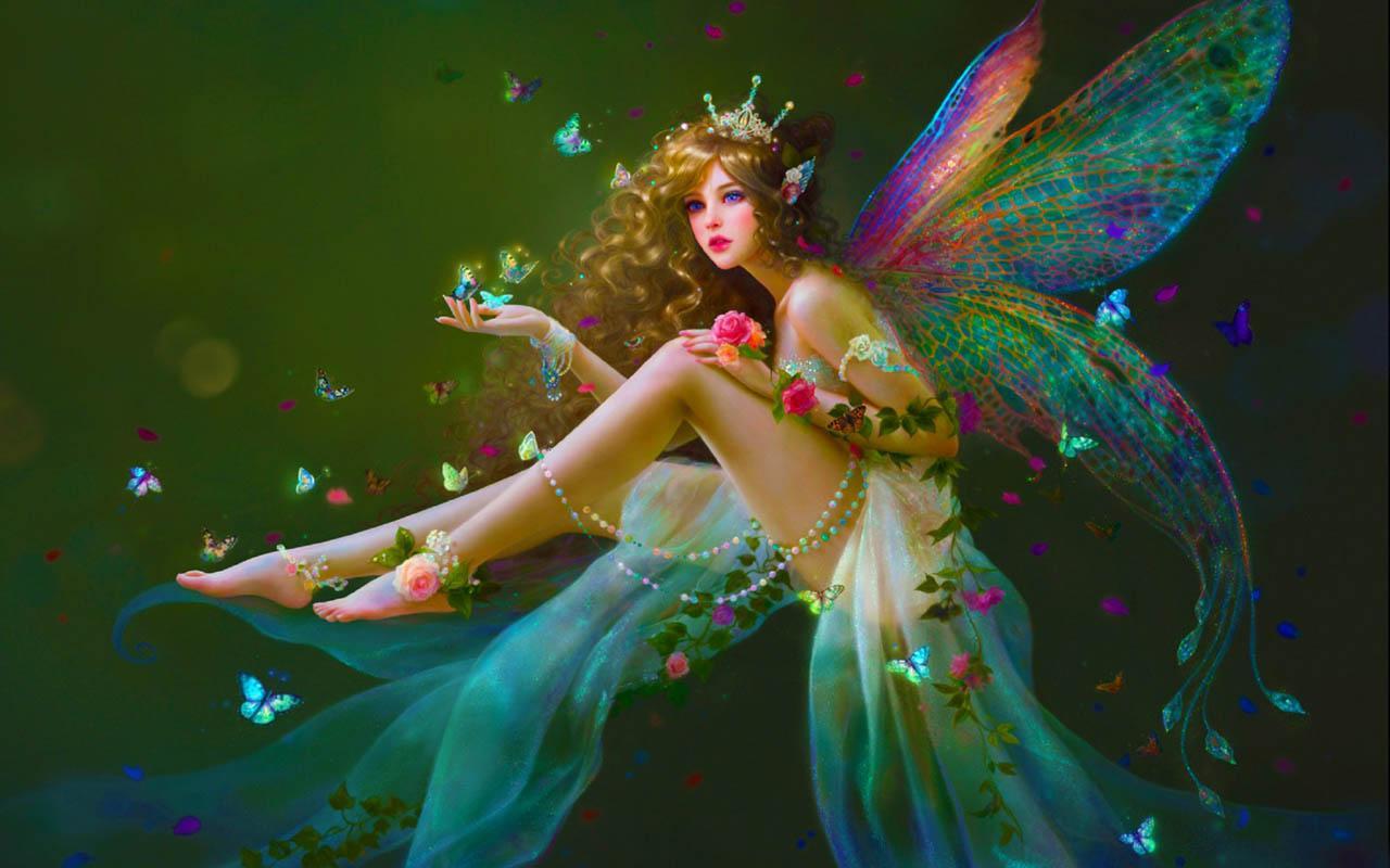 HD wallpaper angel anime beautiful fairy girl magic mermaid water   Wallpaper Flare