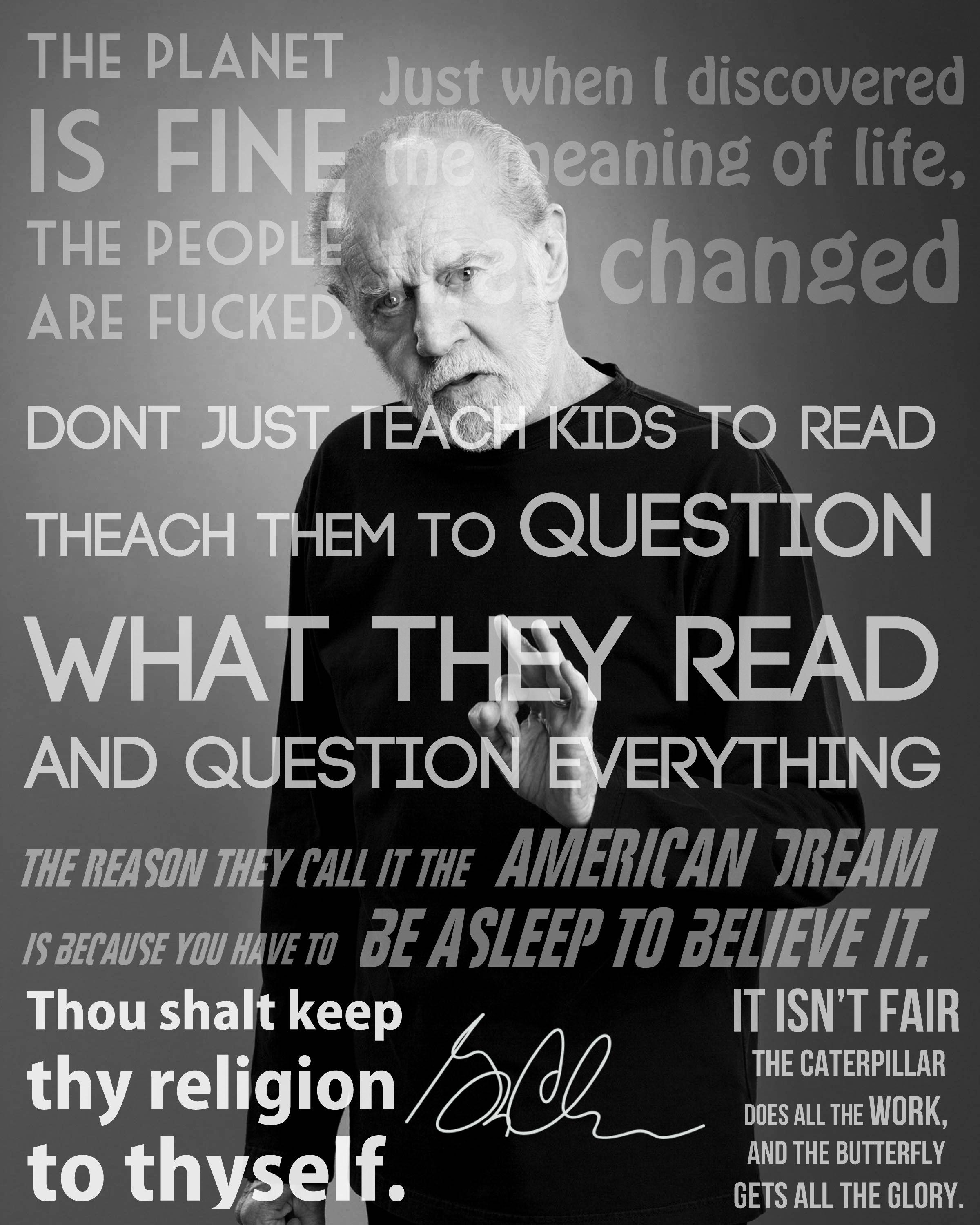 George Carlin's Greatest Quotes