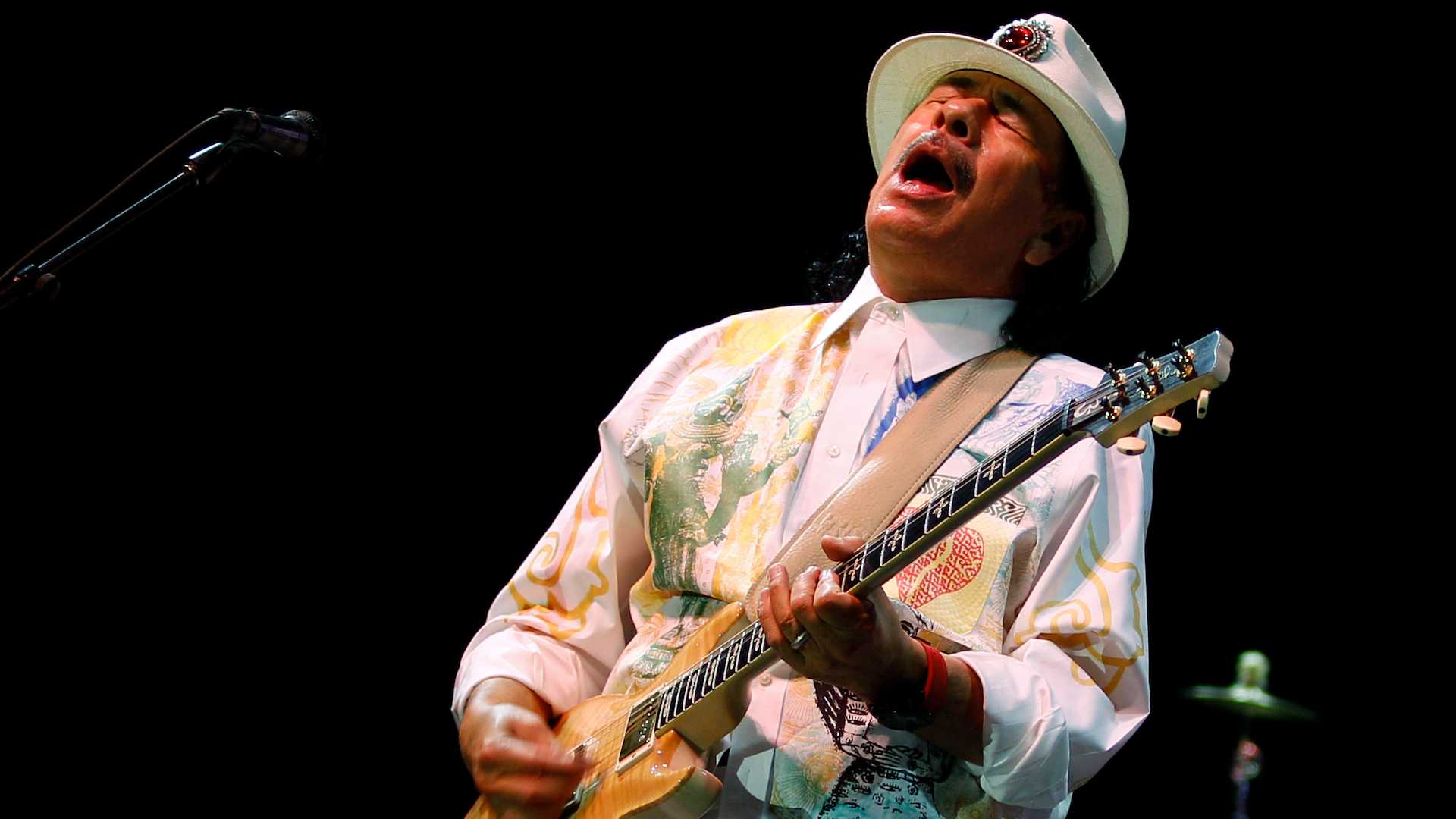 David Montgomery on Carlos Santana
