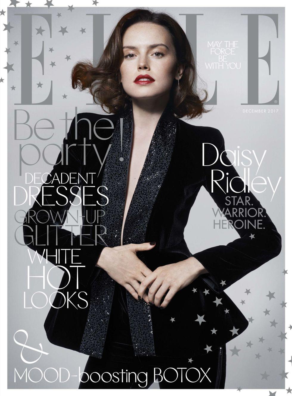 Daisy Ridley Is ELLE UK's December Cover Star