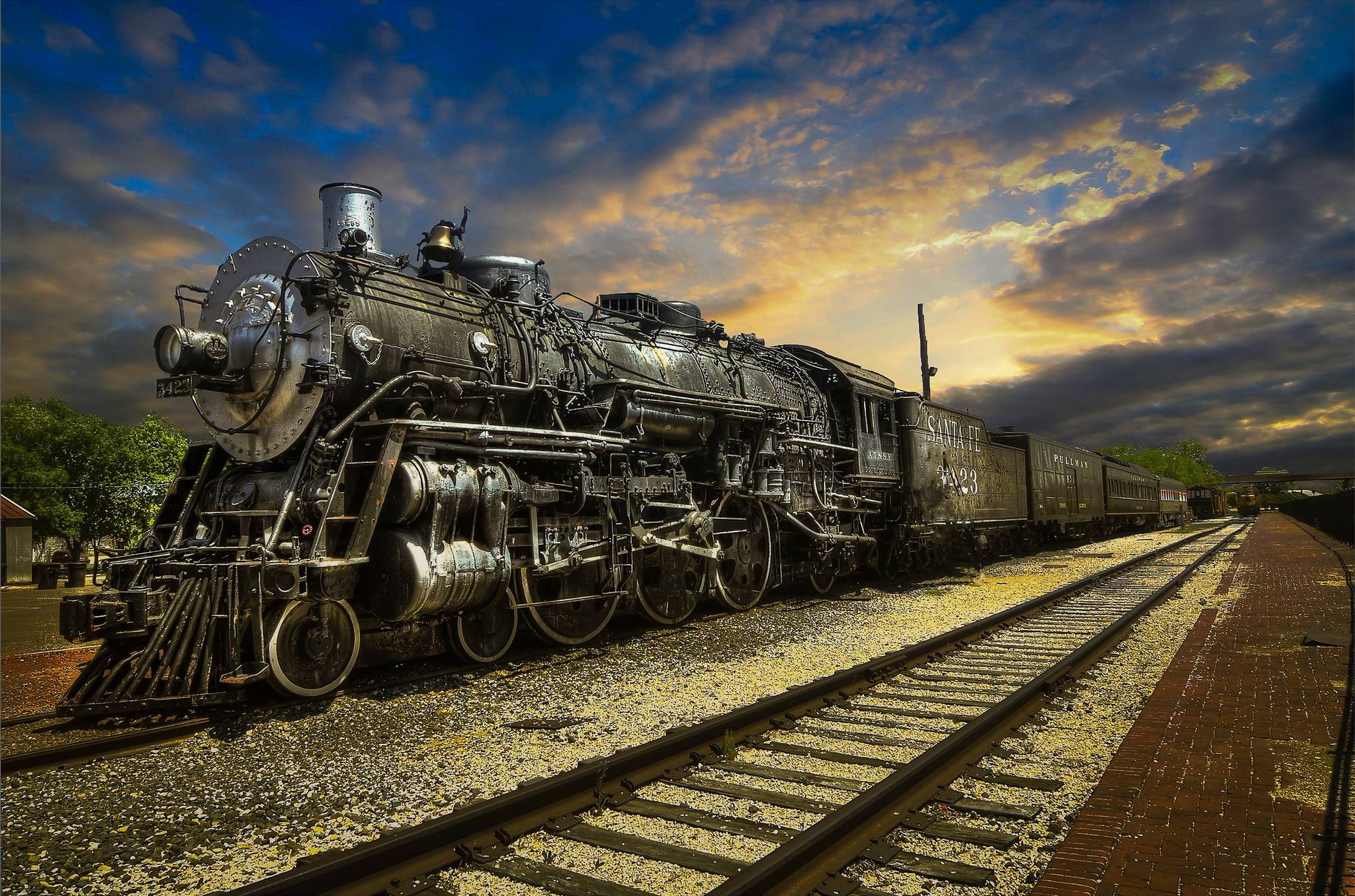 Photo Collection Autumn Steam Train Wallpapers