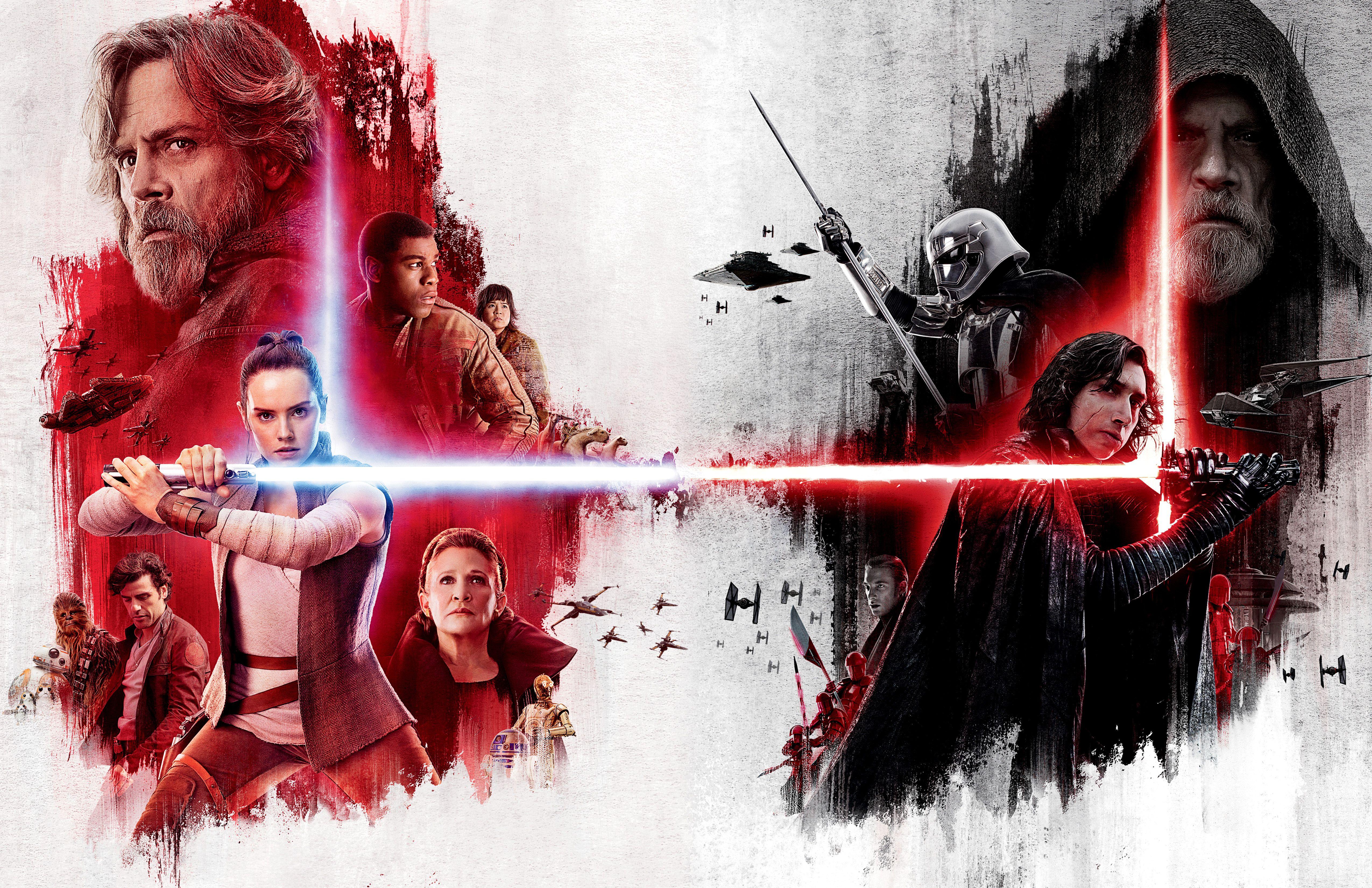 Star Wars: The Last Jedi 4k Ultra HD Wallpaper and Background