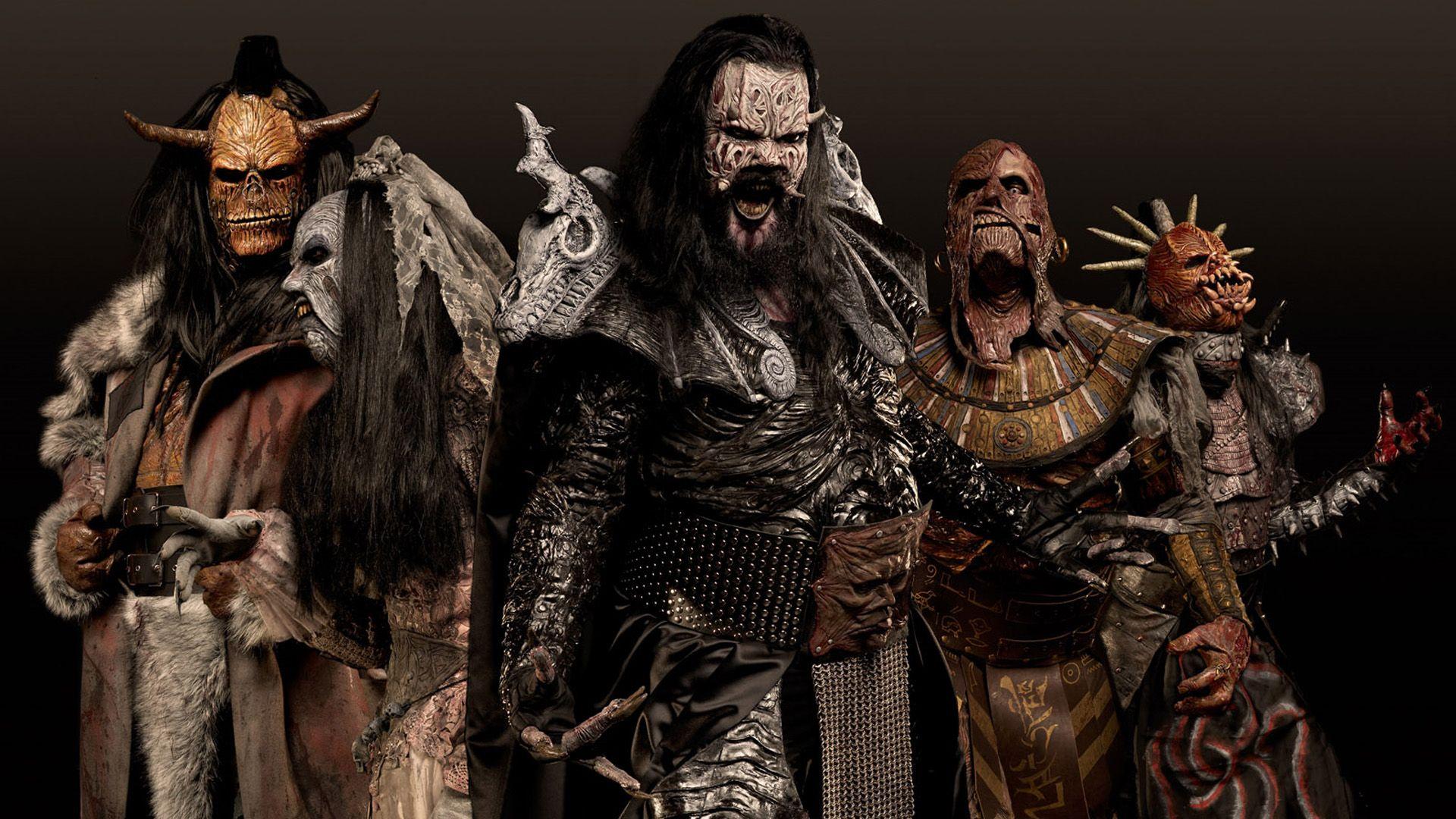 The headbangers \m/\m/ image Lordi metal band HD wallpaper