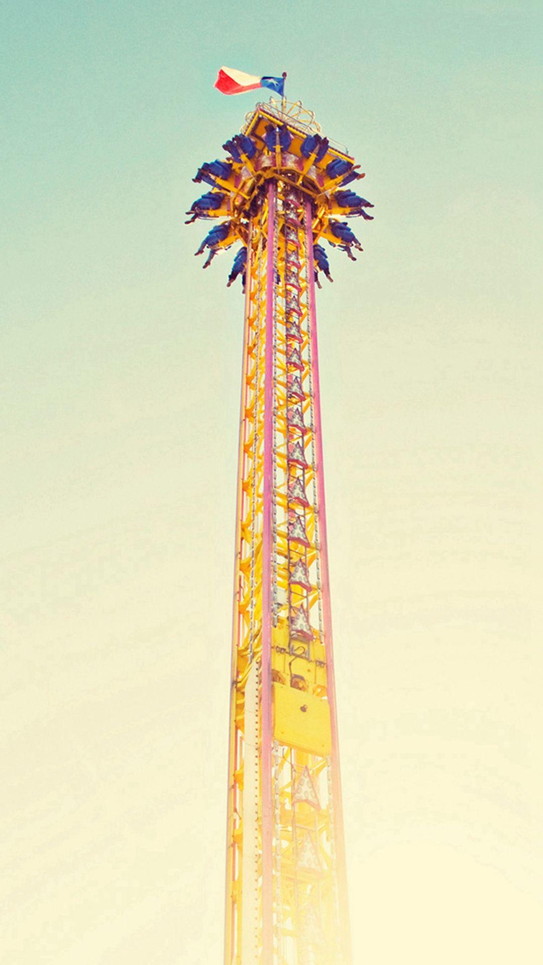 Amusement Park Tower iPhone 8 Wallpaper Download. iPhone