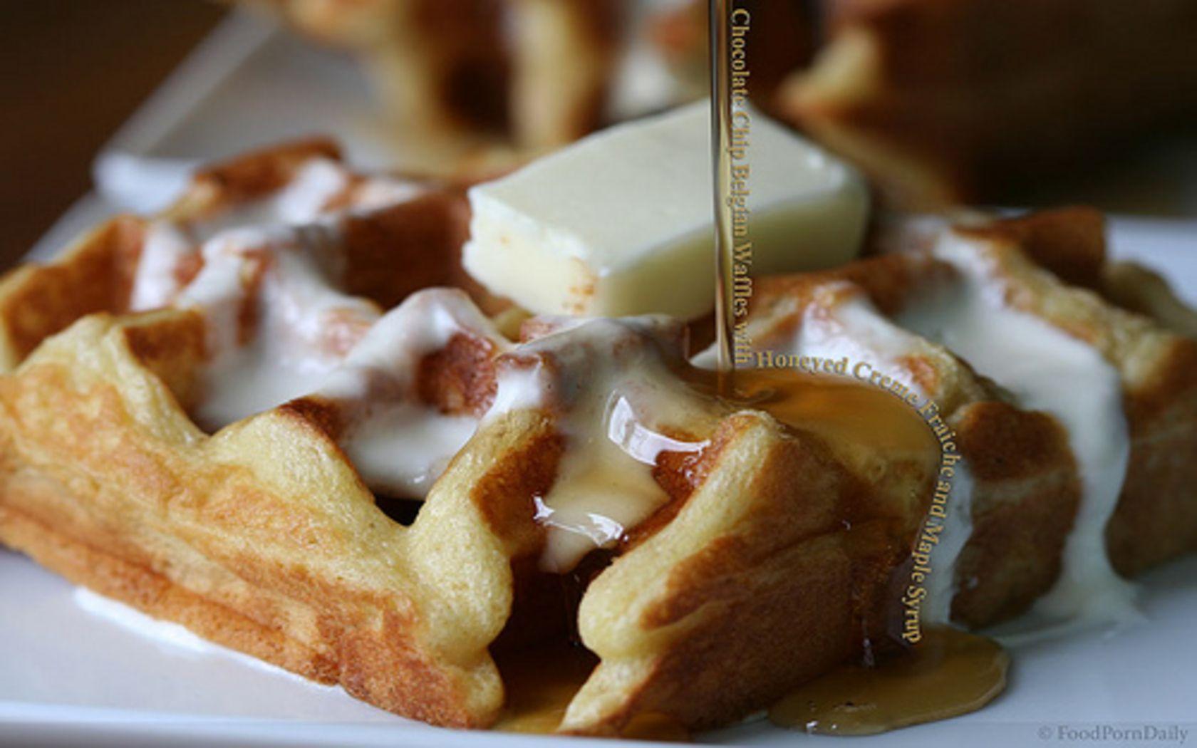 Waffles With Syrup