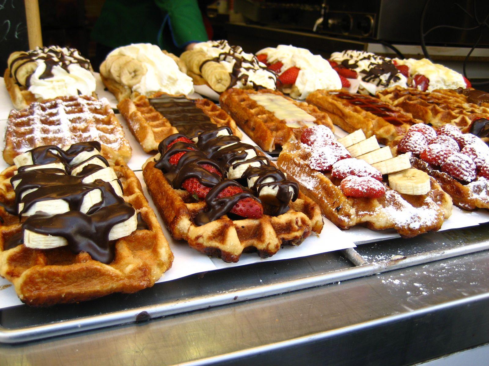 Belgian Waffles With Syrup