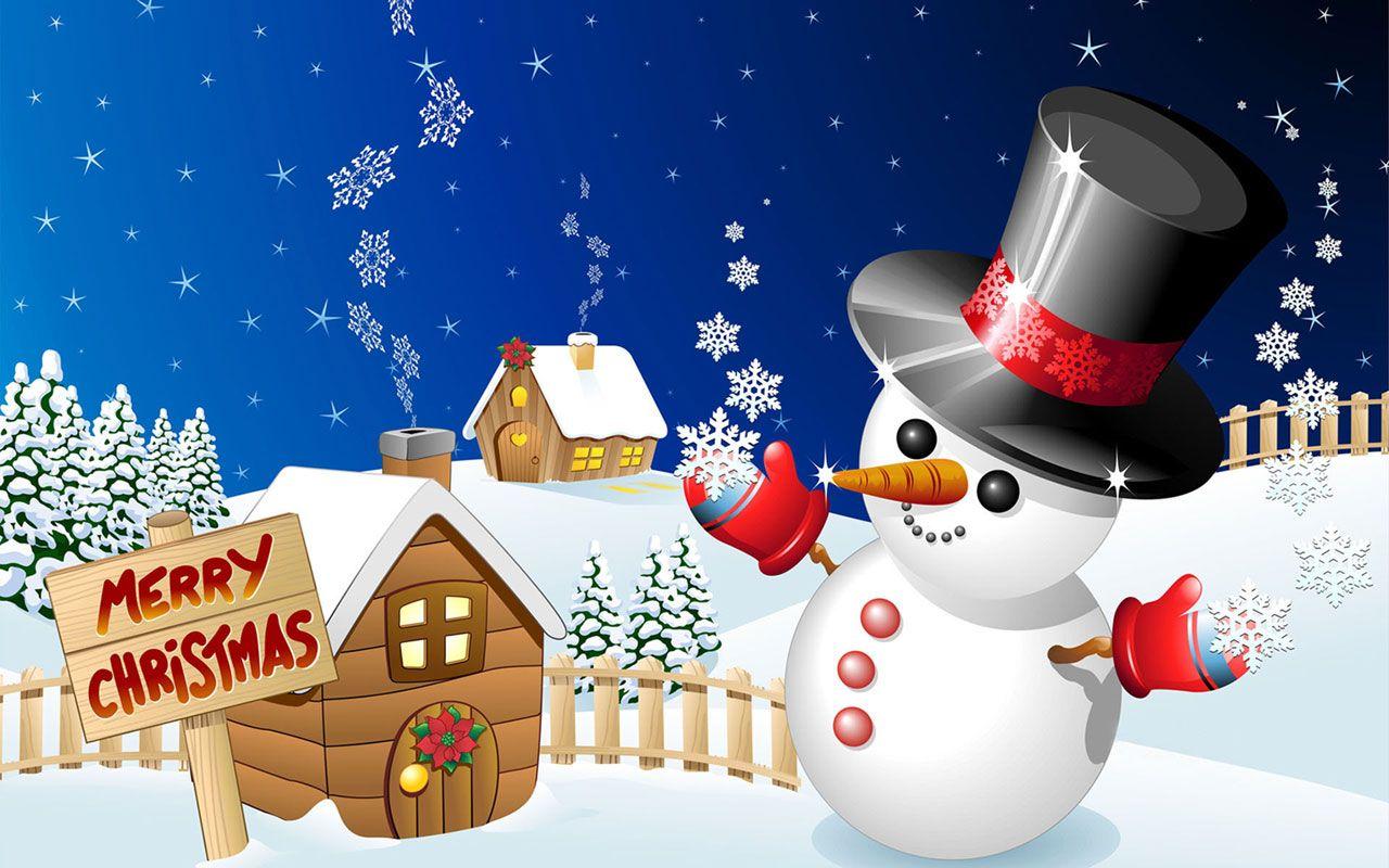 Photo Collection Merry Christmas With Snowman