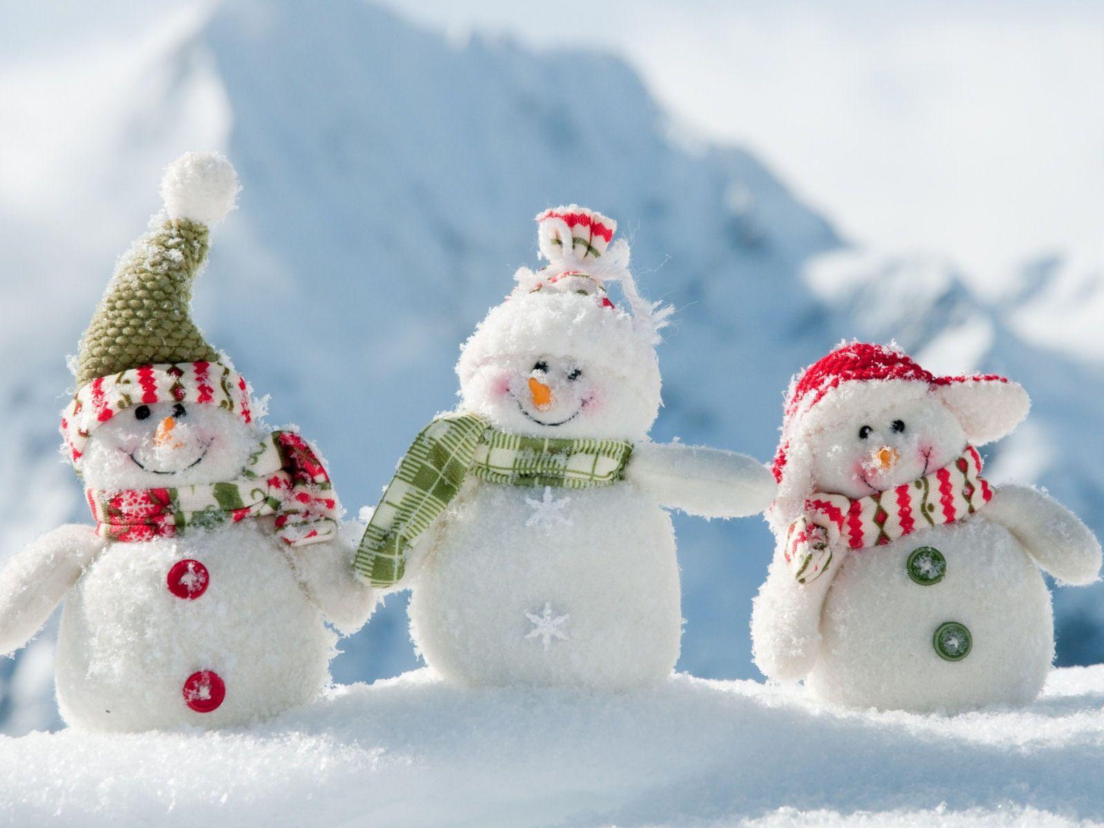 High Resolution Christmas Snowman Wallpaper, Ellar Davidesco