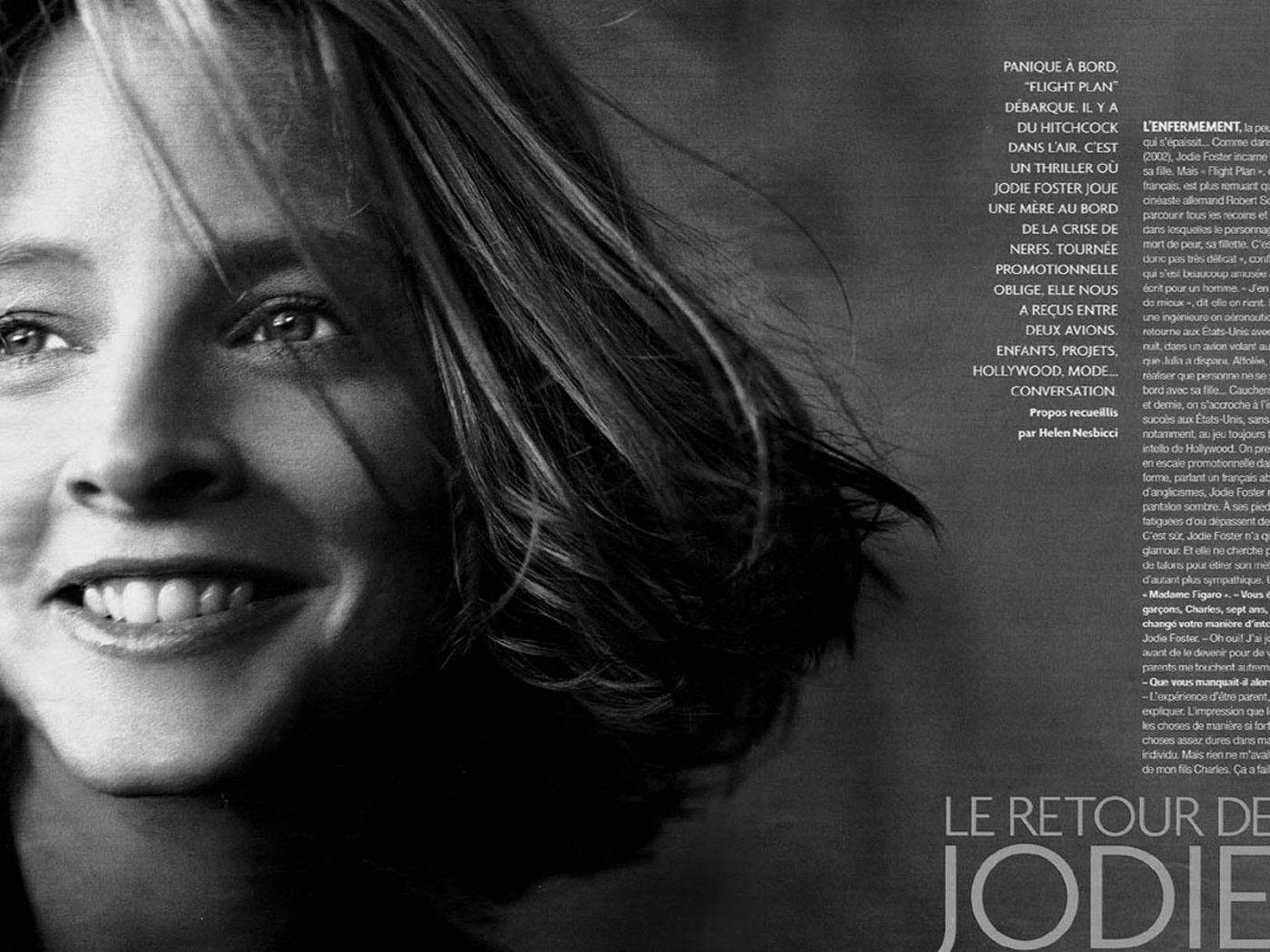 Young Jodie Foster HD Wallpaper