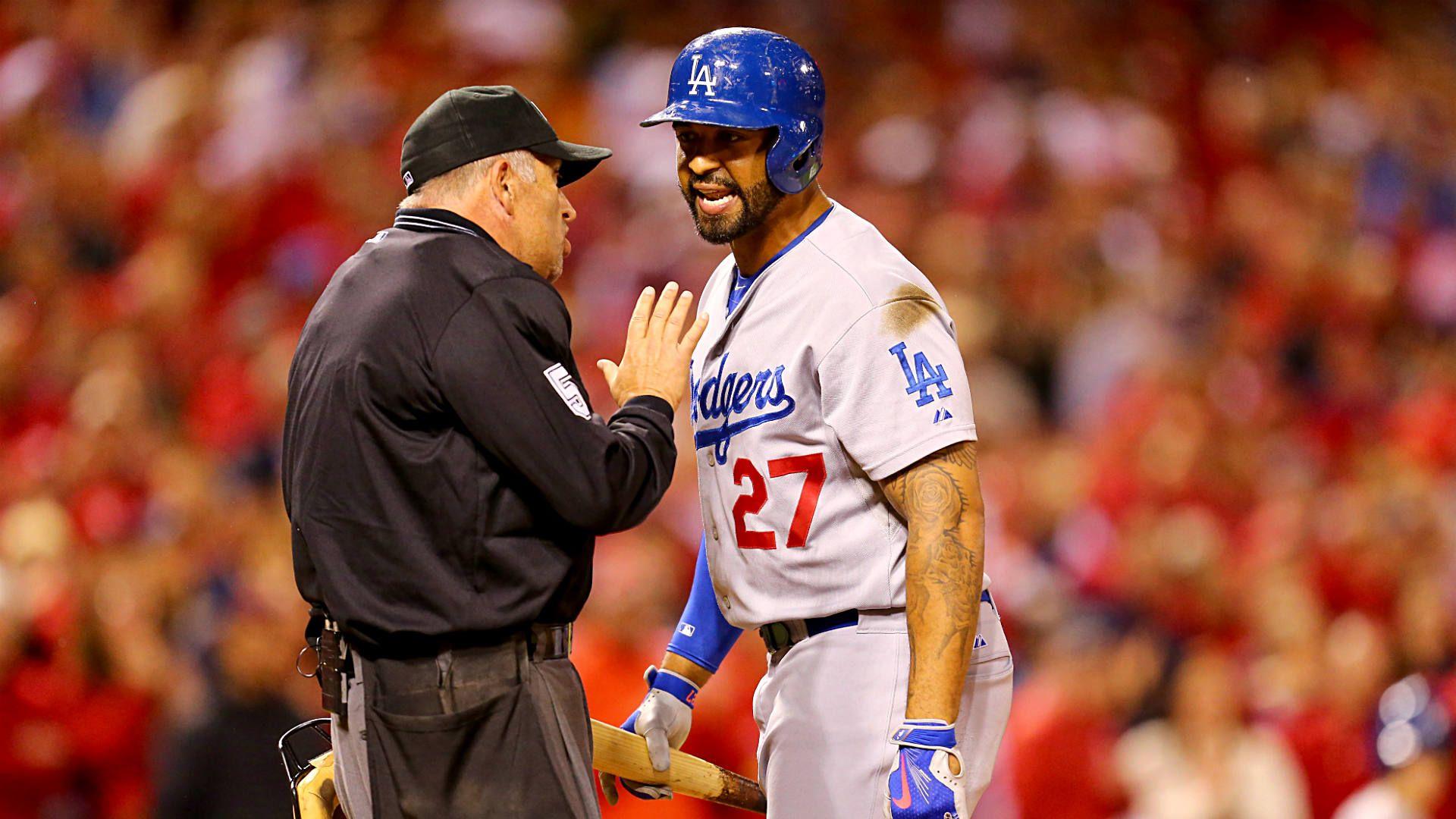 NLDS: Dodgers upset about umpire Dale Scott's strike zone judgment