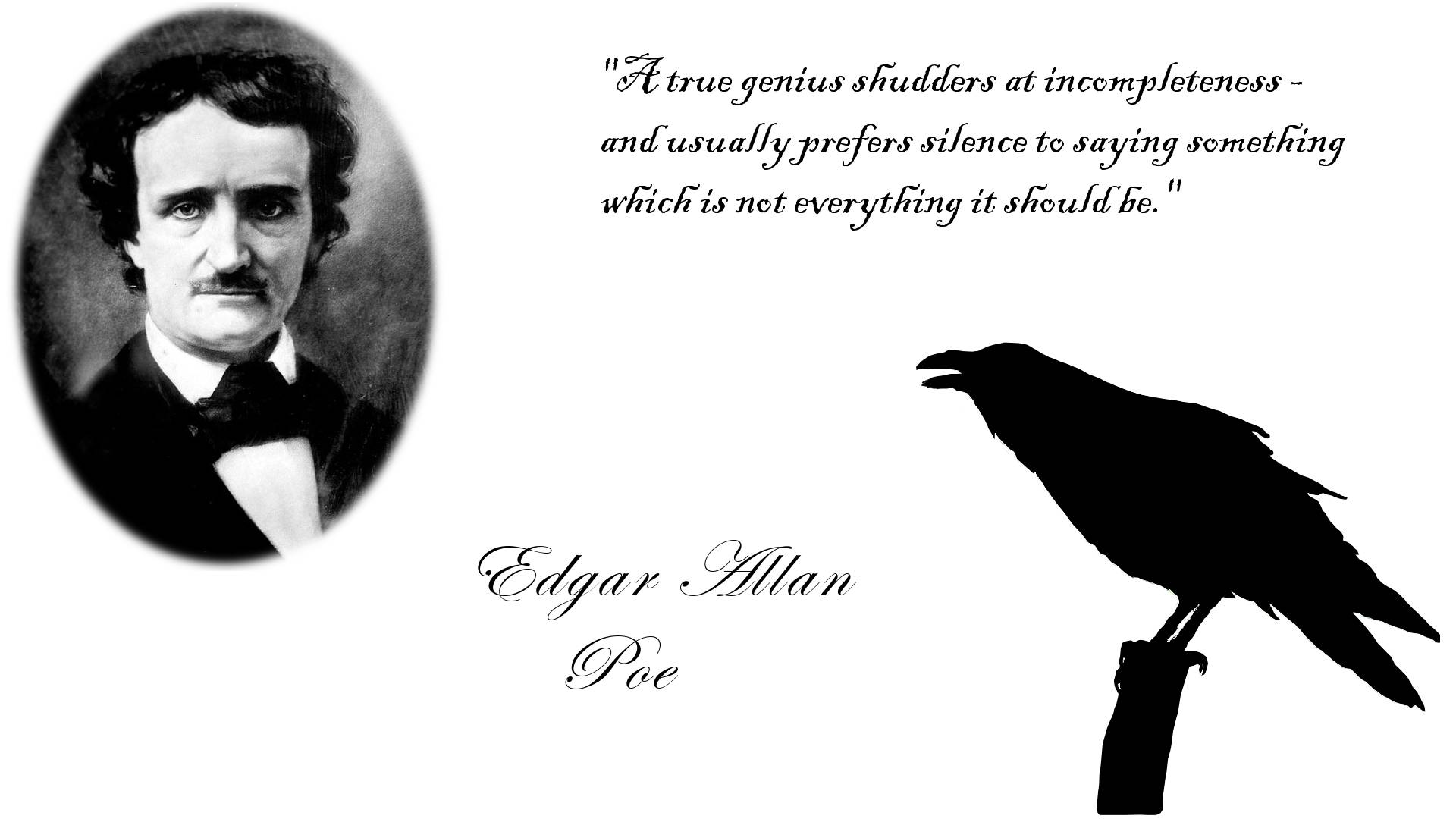 Edgar Allan Poe wallpaperx1080