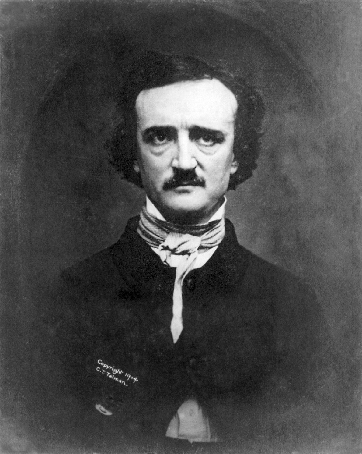 Edgar Allan Poe Black And White (id: 15024)