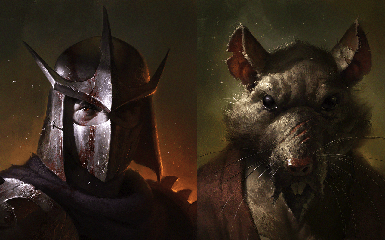 Shredder and Splinter