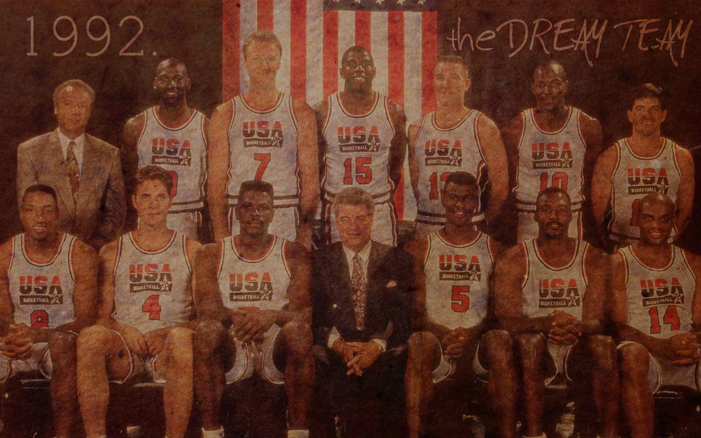 Dream Team 1992 Widescreen Wallpaper. Basketball Wallpaper at