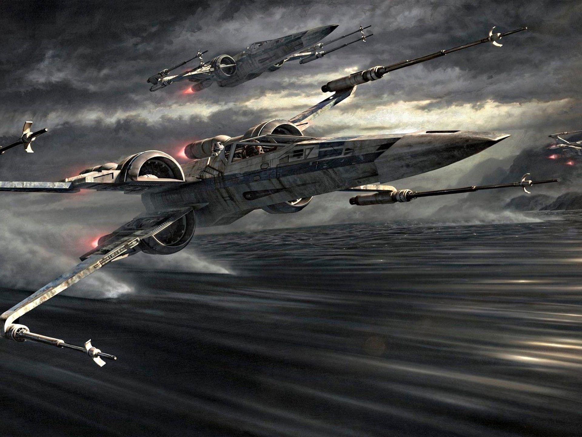 Star Wars Episode The Force Awakens X Wing Artwork By Jerry HD