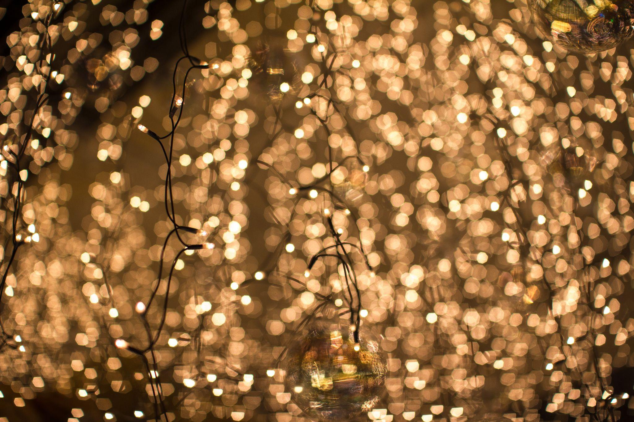 Photos New year Fairy lights Holidays 2048x1365
