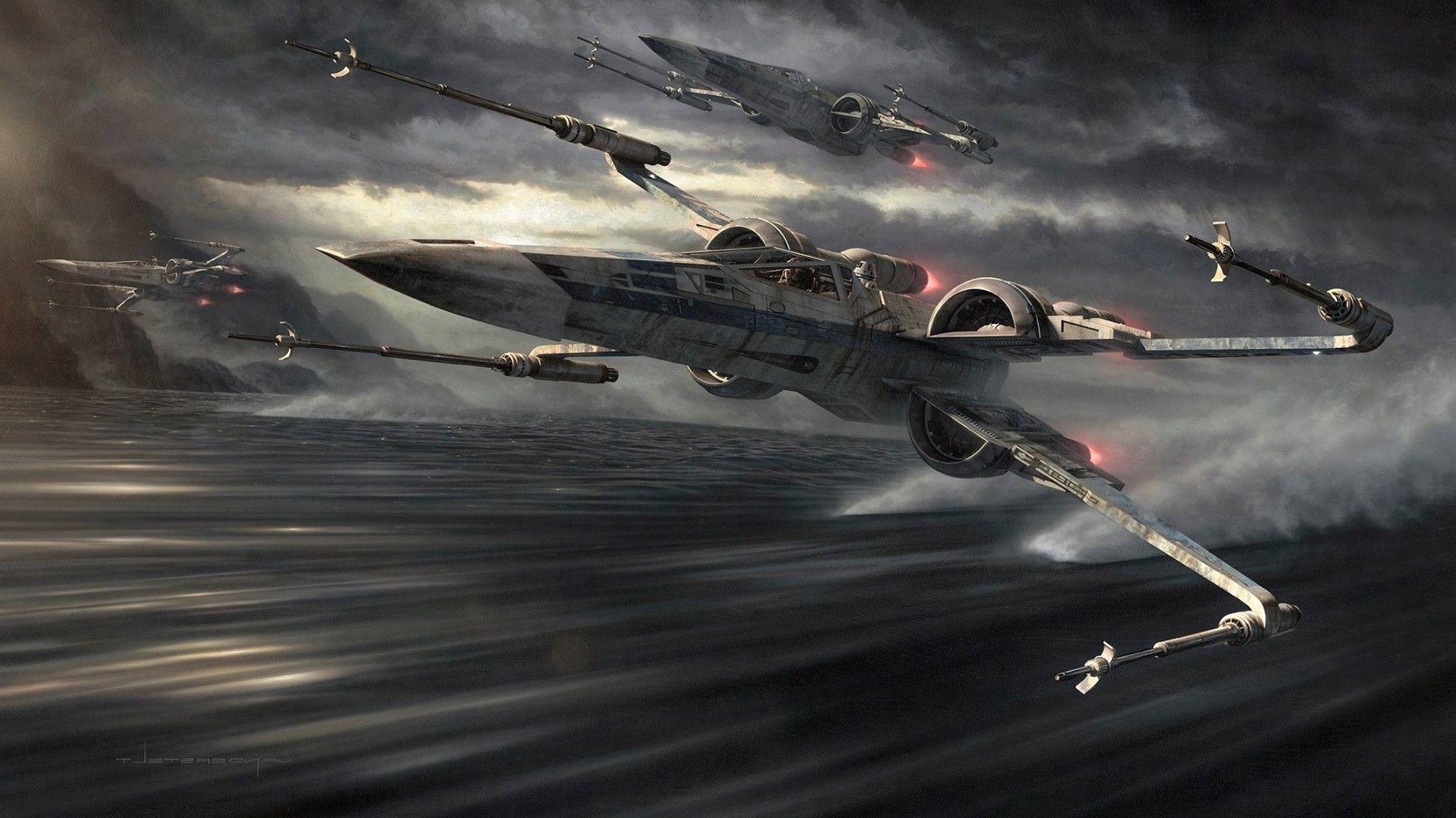 animated star wars xwing wallpaper