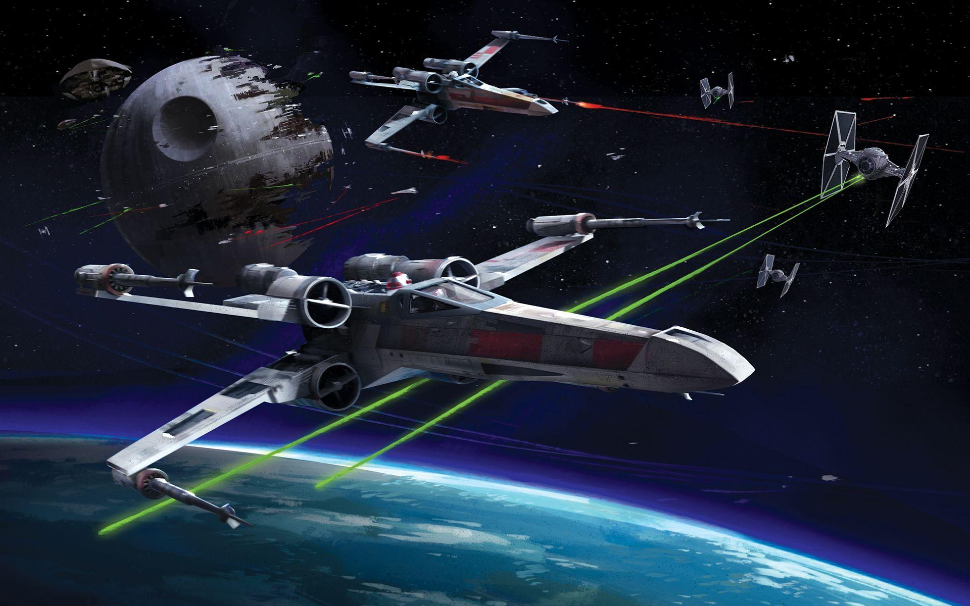 Star Wars X Wing Vs Tie Fighter Hd Wallpaper. Download Free HD