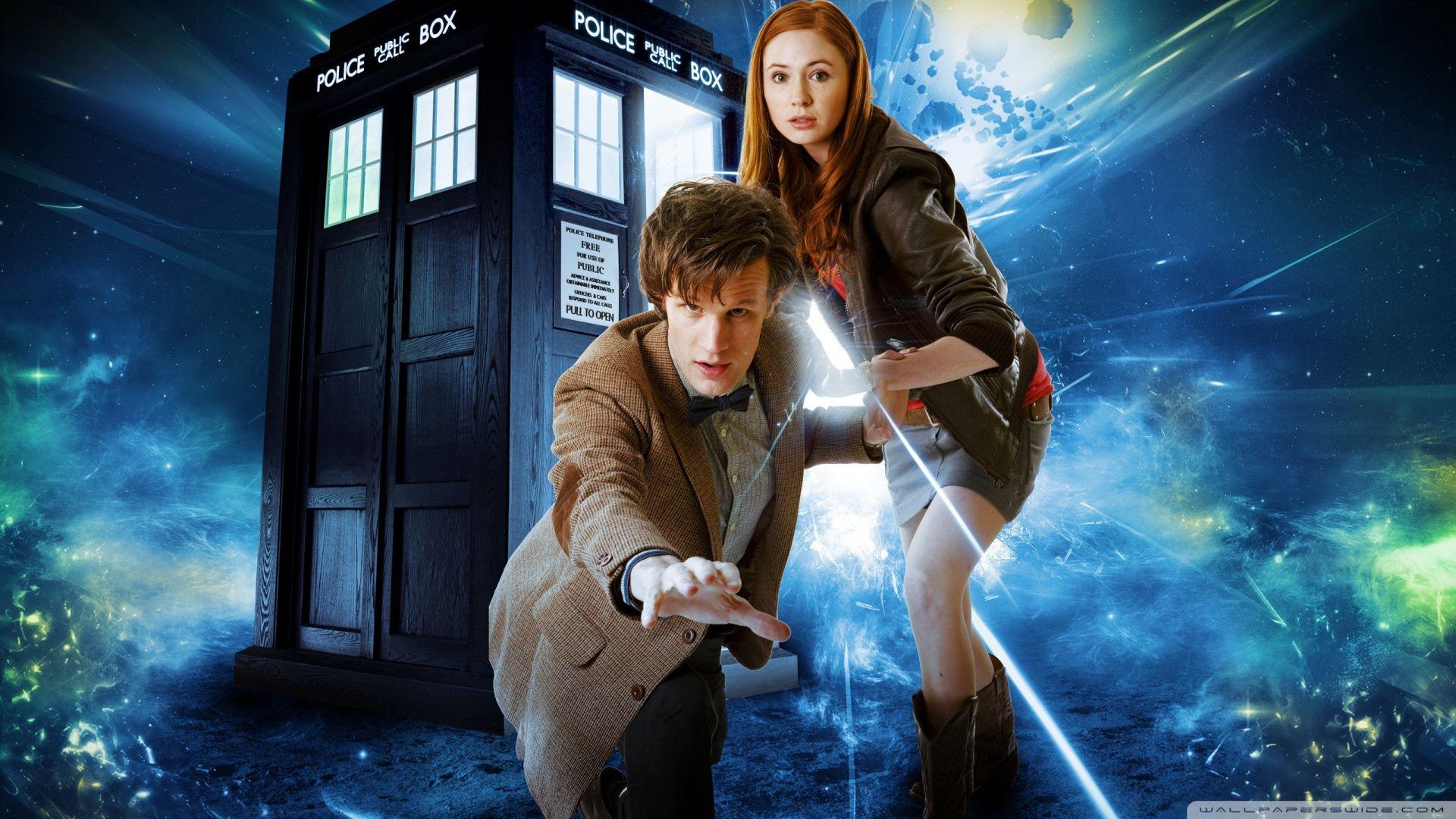 Doctor Who Matt Smith and Karen Gillan ❤ 4K HD Desktop Wallpaper