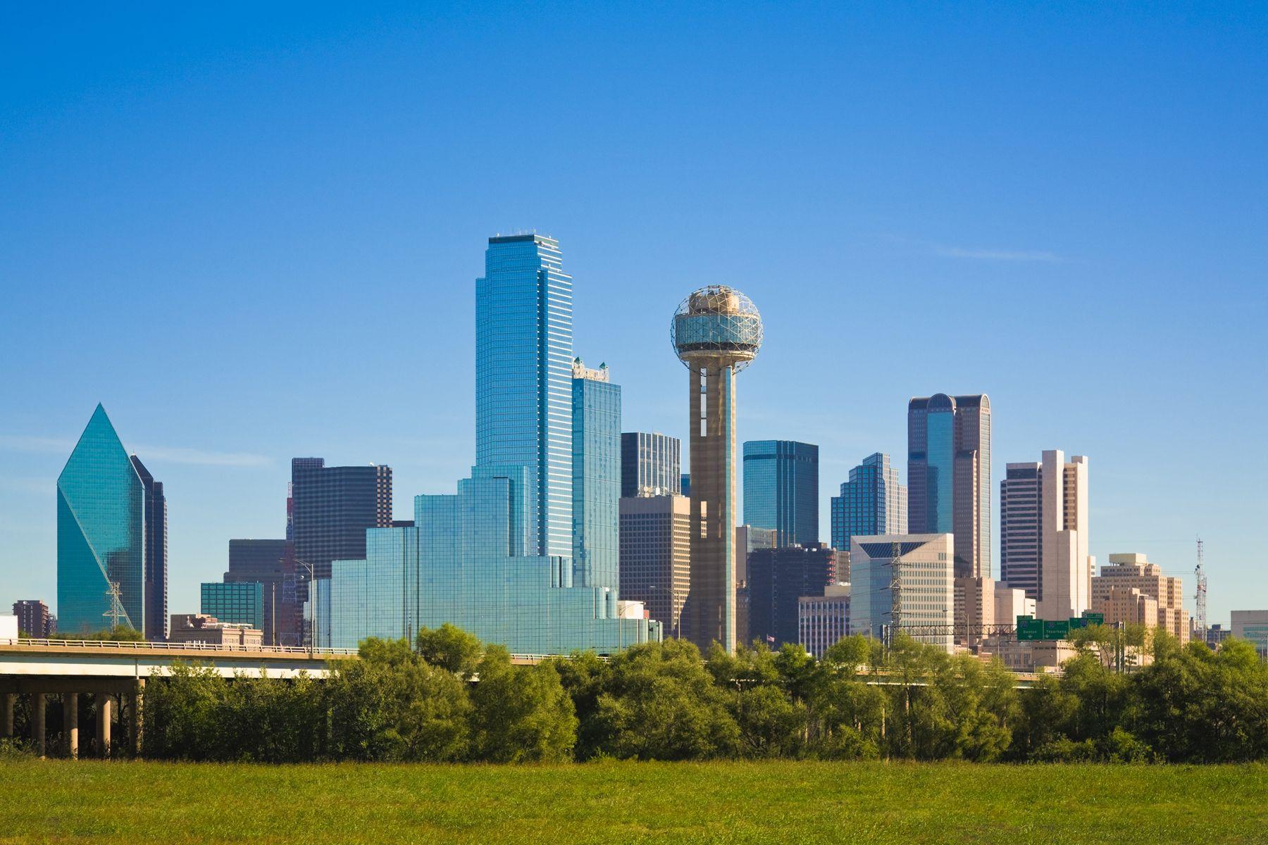 city skyline, Dallas, Texas
