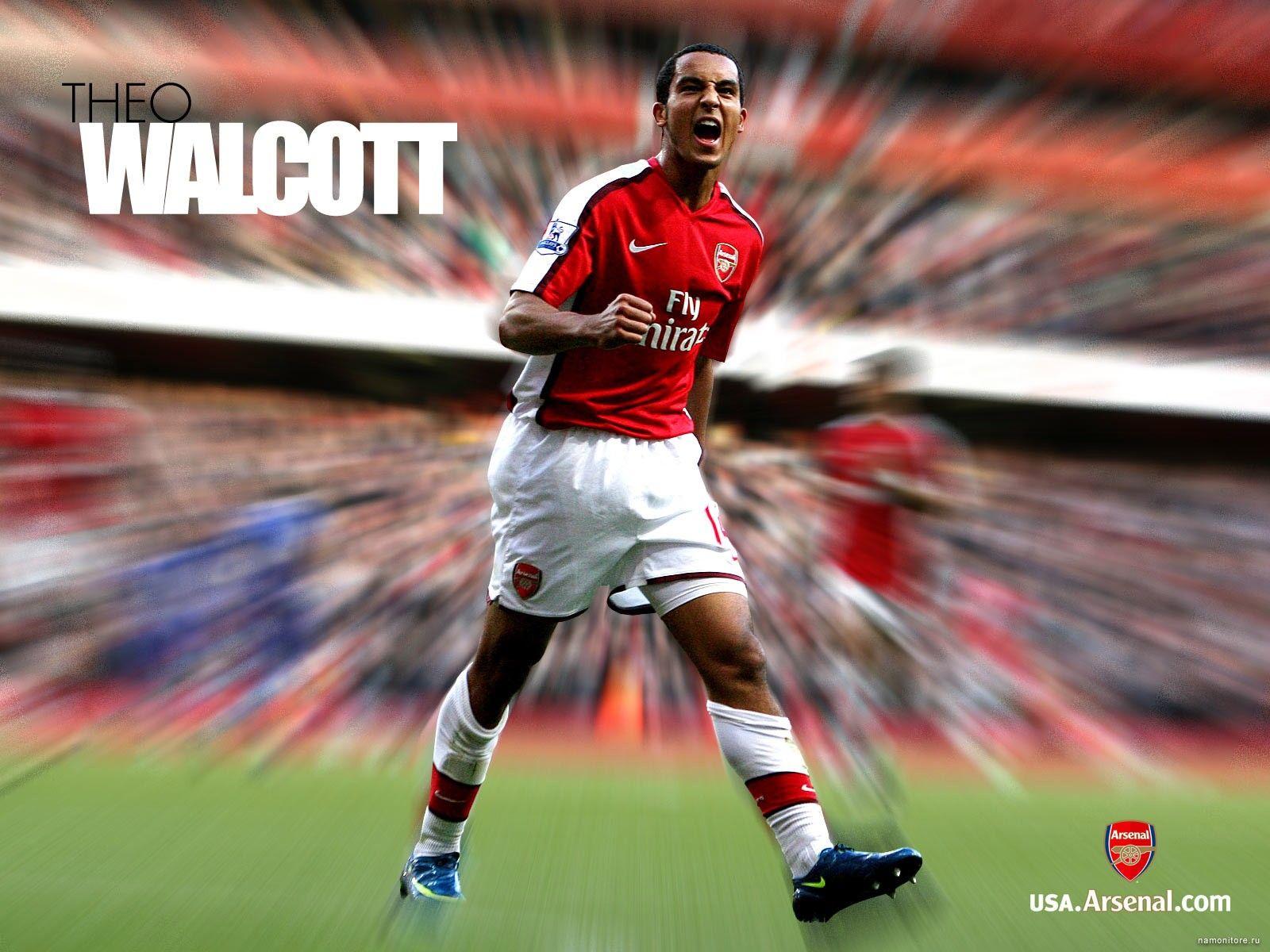 Arsenal, Theo Walcott, England, football, men, sports 1600x1200
